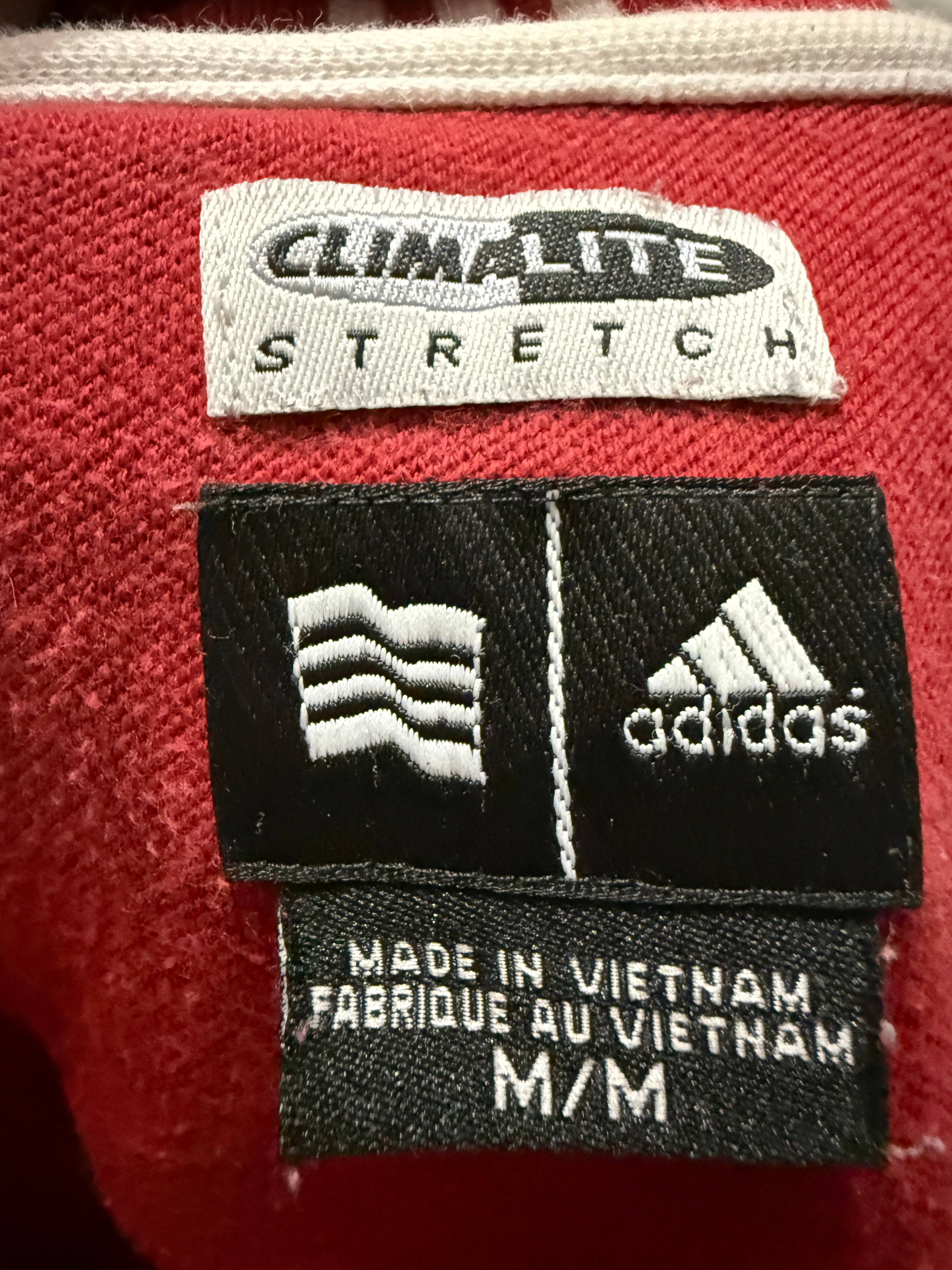 Adidas Climalite Stretch Longsleeve Polo – Deep Red – Release 2004 – Größe M