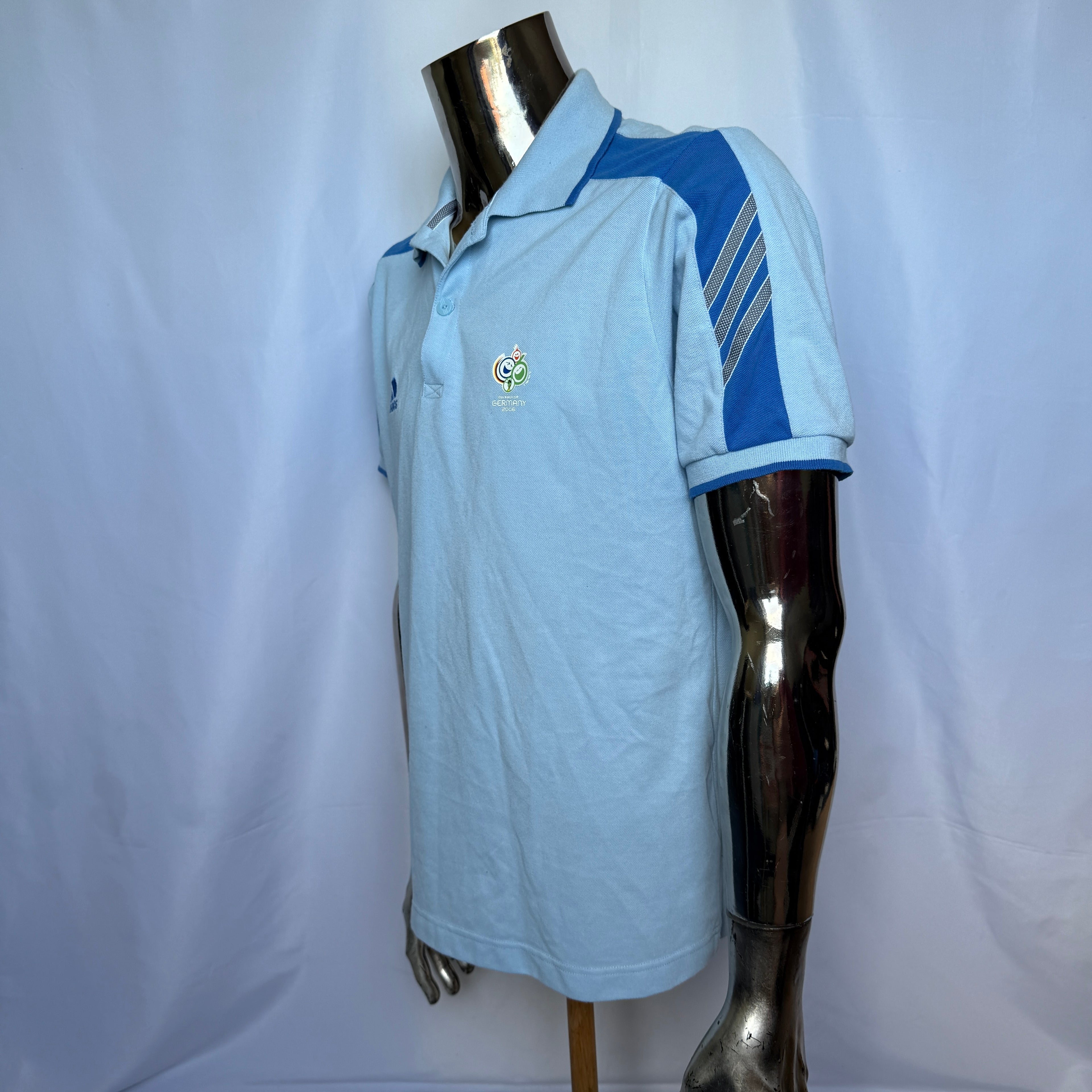 Adidas Polo Shirt – Heim WM 2006 Deutschland – selten / Vintage - Größe M