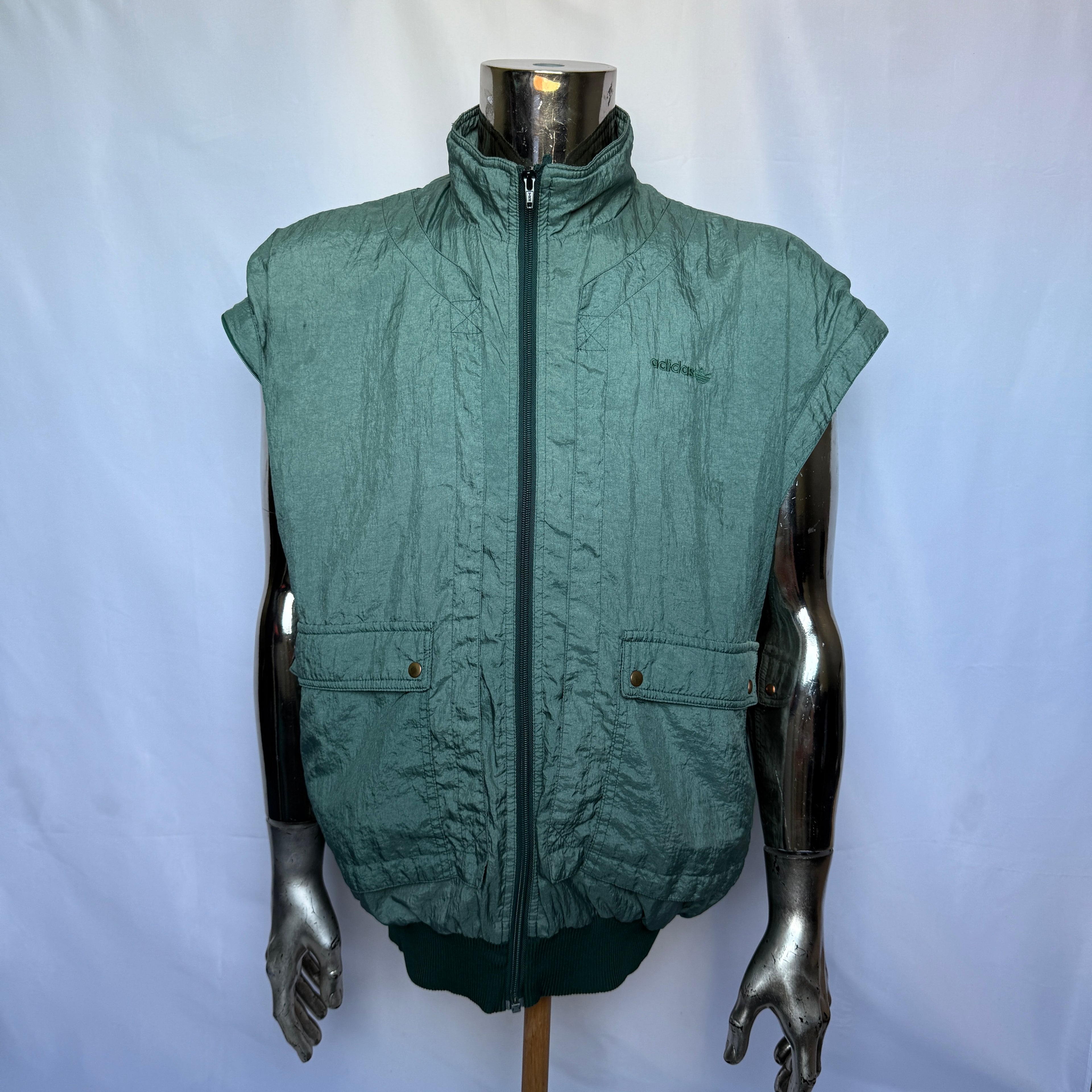 Adidas Jacke – abnehmbare Ärmel – 90er Jahre Vintage – seltenes Sammlerstück - Größe M