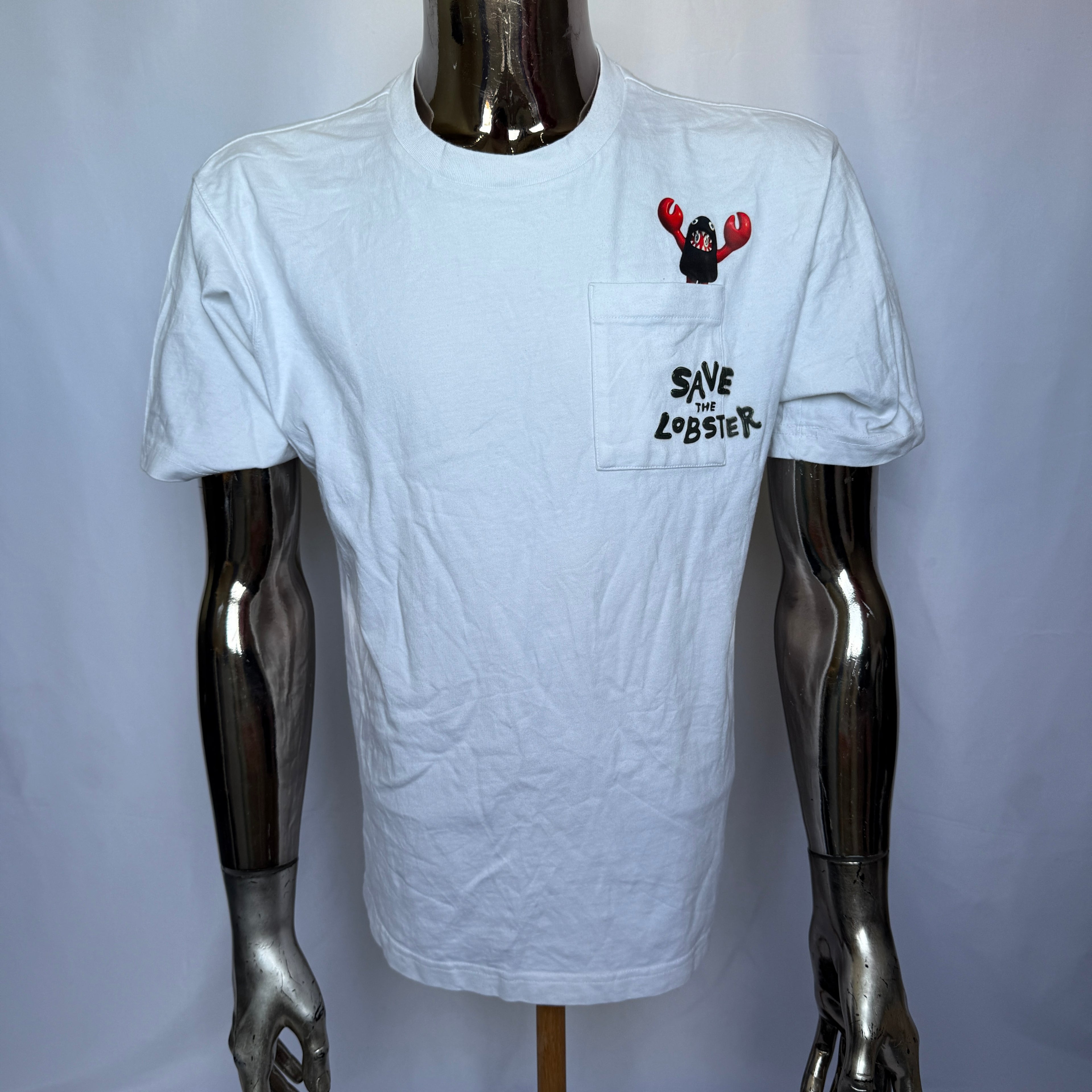 Adidas Originals x Philip Colbert – “Save The Lobster” T-Shirt – Limited Collaboration – Größe S