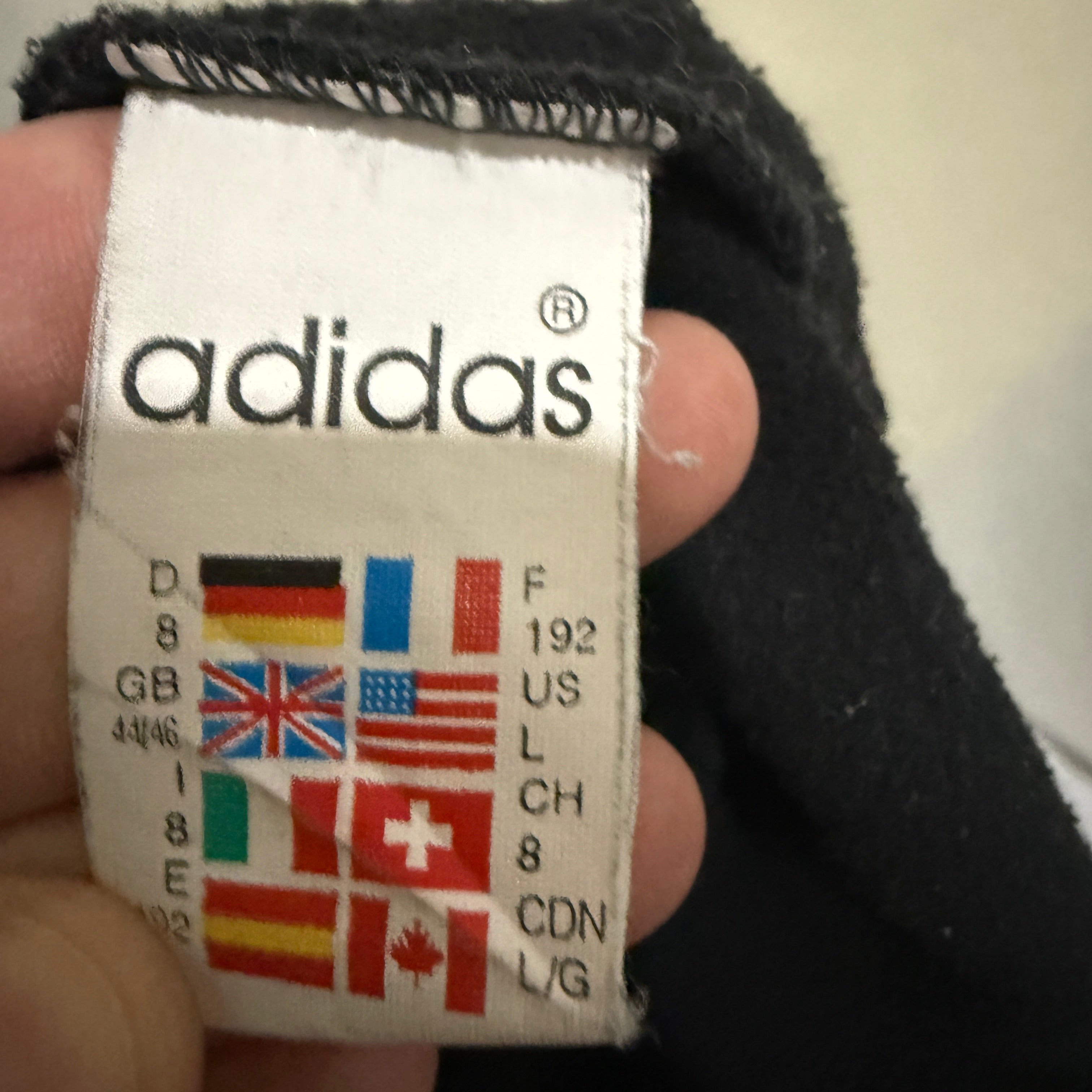 Adidas Berlin Sweatshirt / Pullover - frühe 90er Vintage (seltenes Design) - Größe L