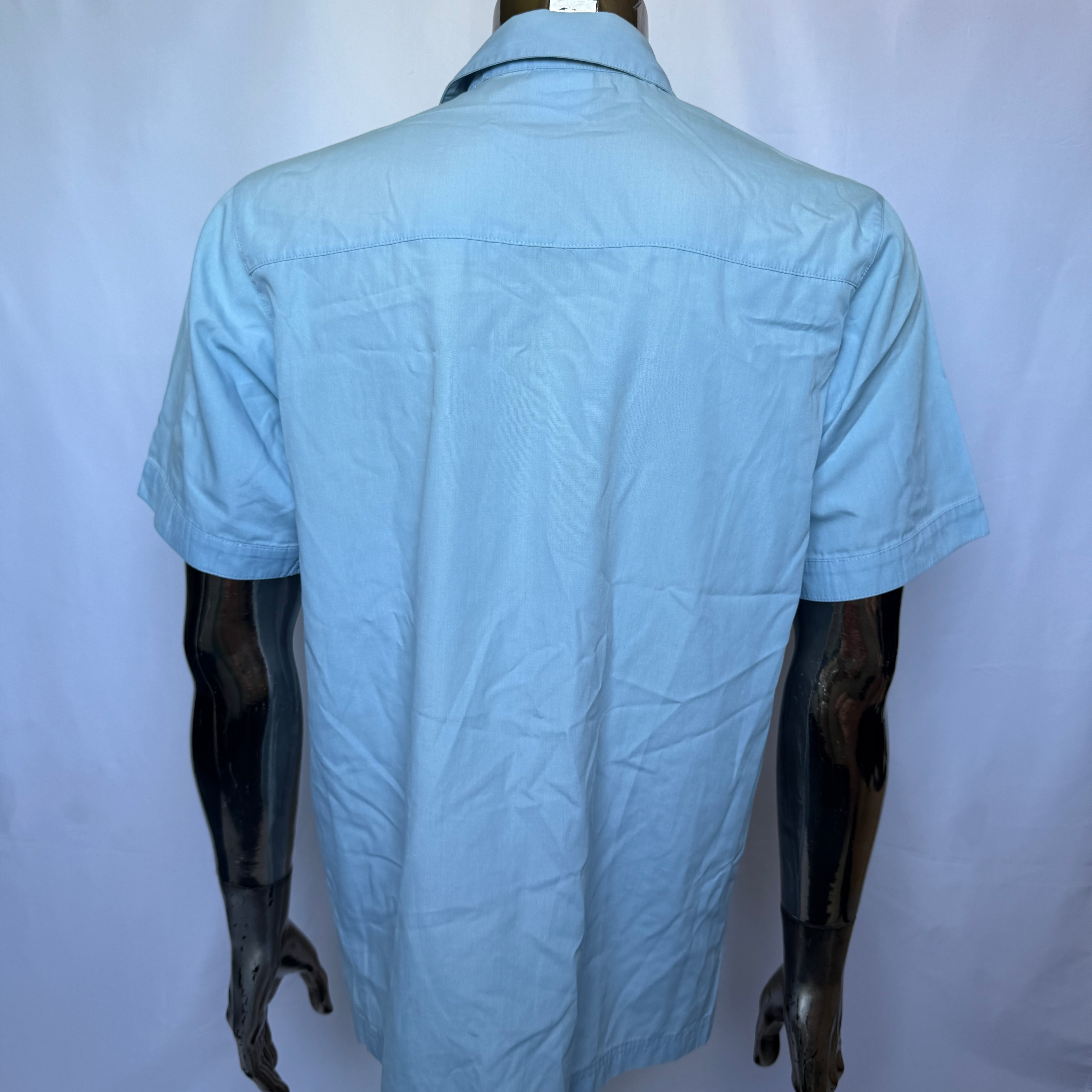 Adidas Kurzarm Hemd – frühe 00er Vintage - Größe L