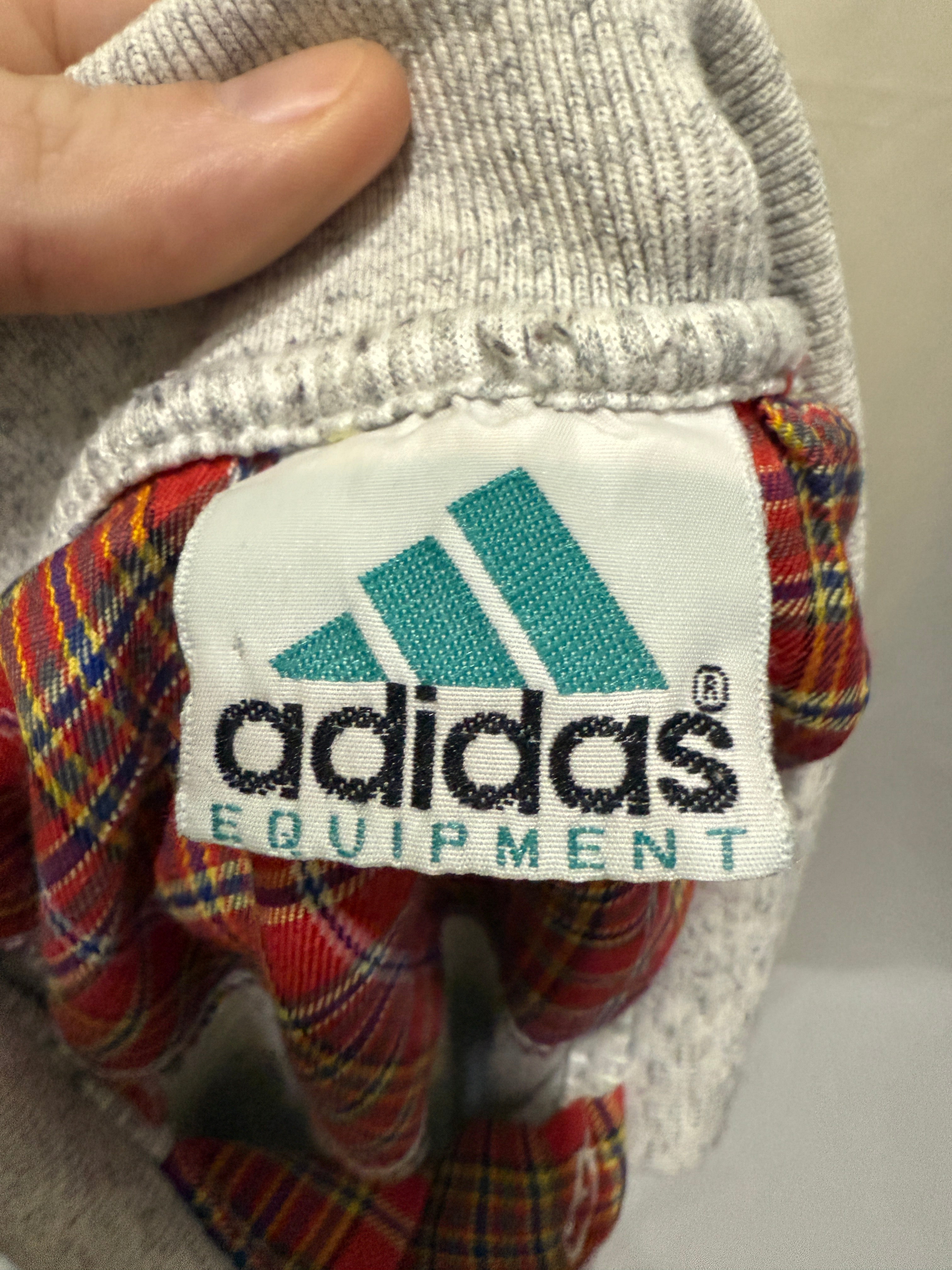 Adidas Equipment Polo Shirt – frühe 90er Jahre Vintage (seltenes Design) - Größe M