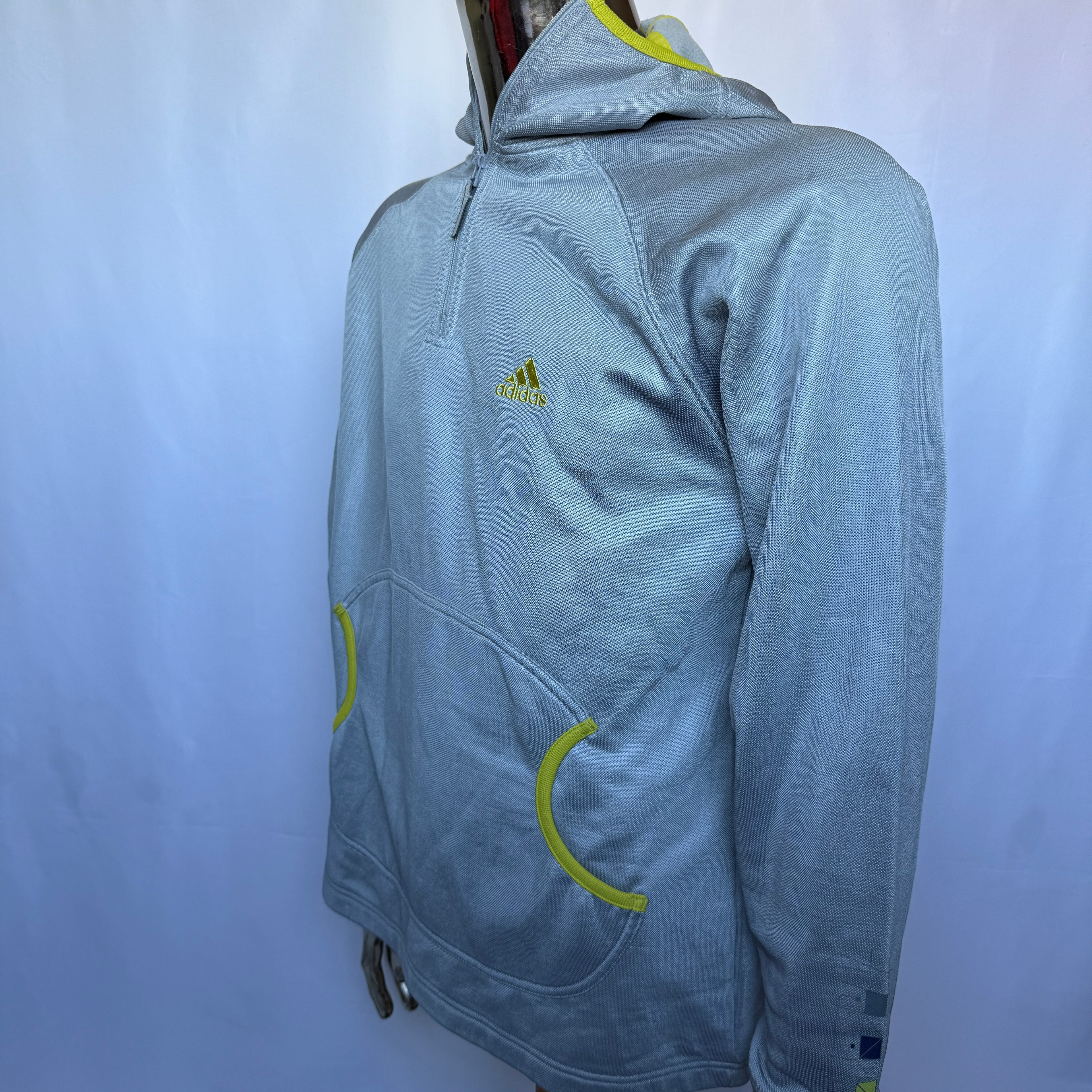 Adidas Hoodie (Pullover / Sweatshirt) – frühe 00er Jahre Vintage - Größe XL