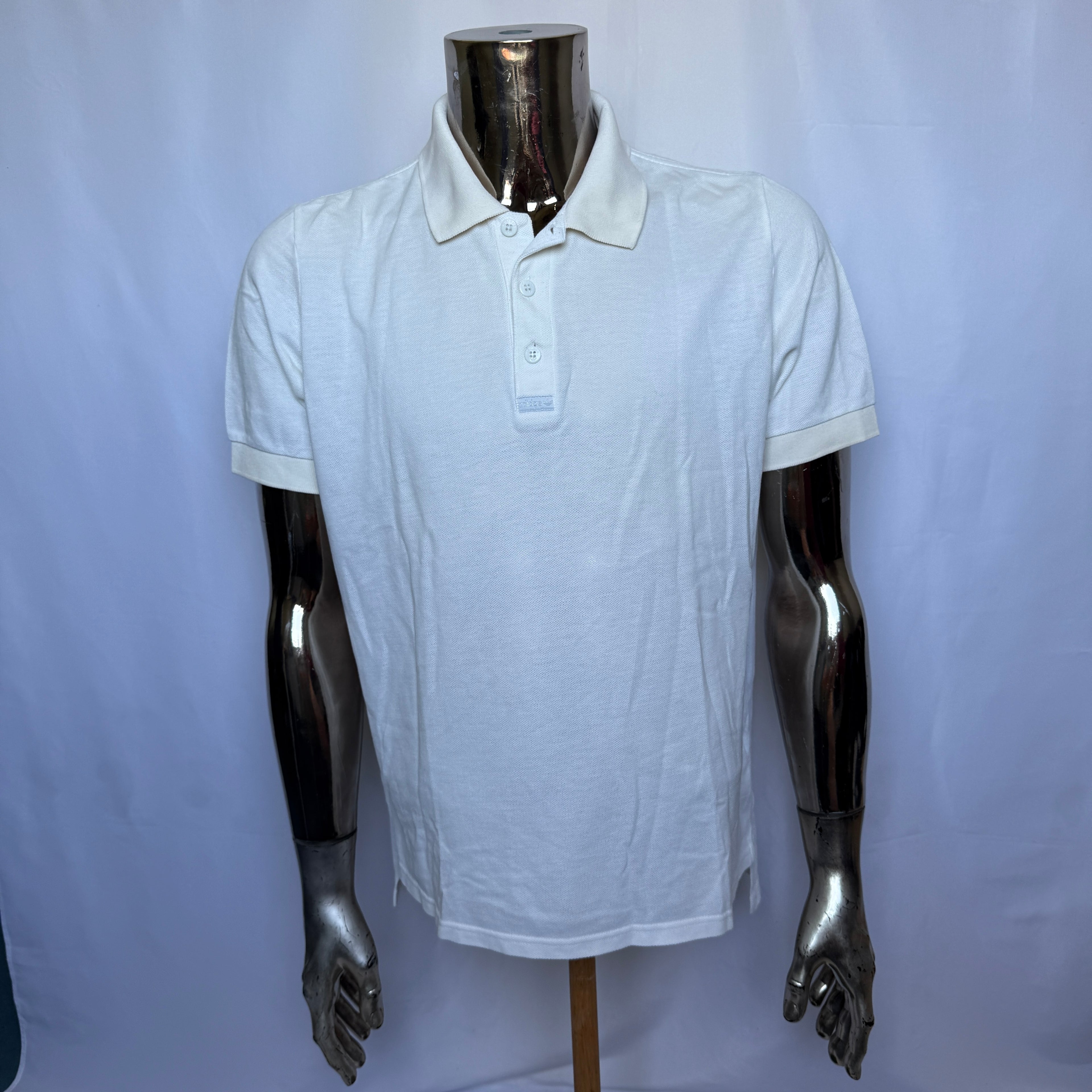 Adidas Originals Polo – Klassisches Trefoil Logo – späte 90er Vintage - Größe XL