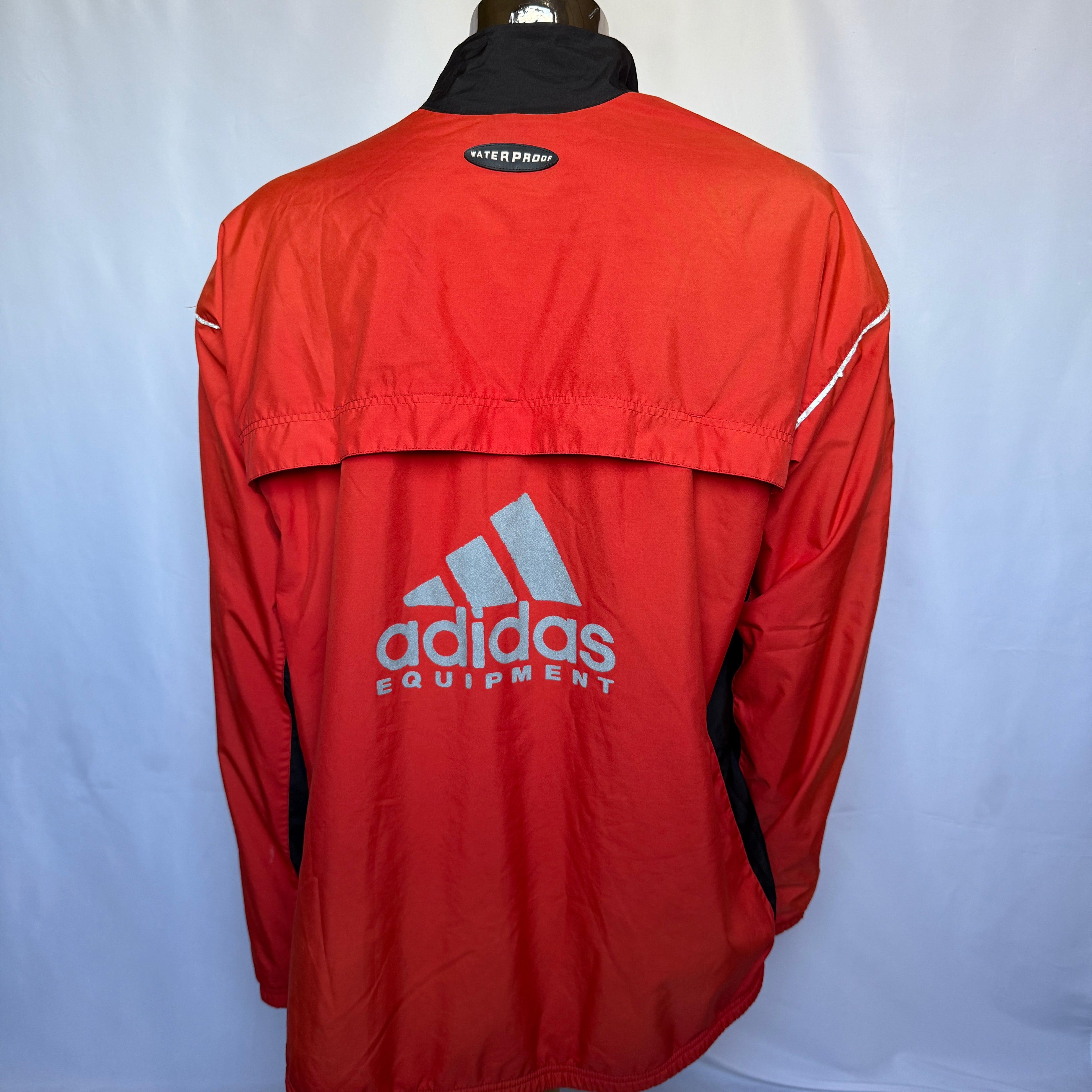 Adidas Equipment Jacke / Windbreaker– 90er Jahre Vintage - Größe XL
