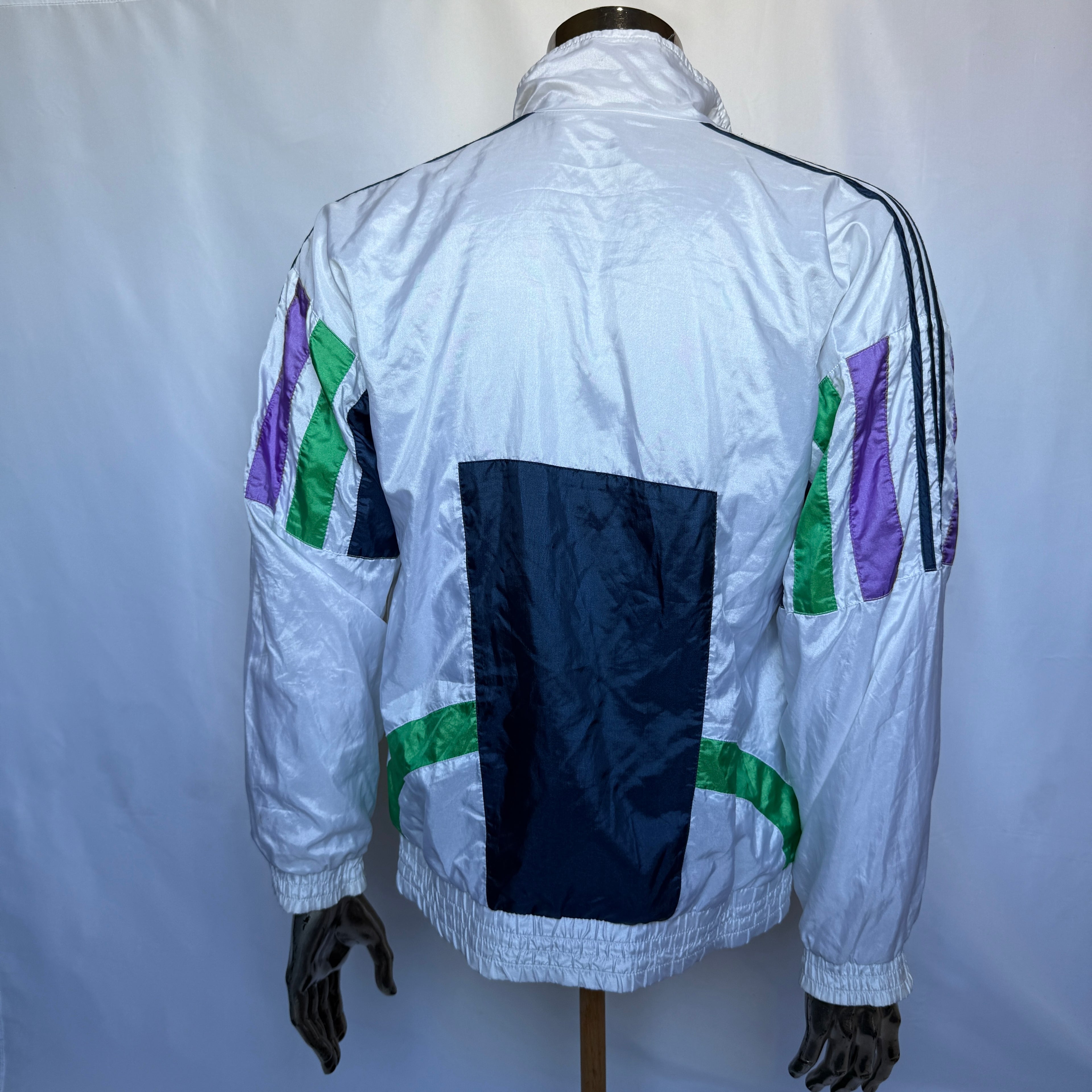 Adidas Originals Windbreaker / Jacke – frühe 90er Jahre Vintage - Größe S