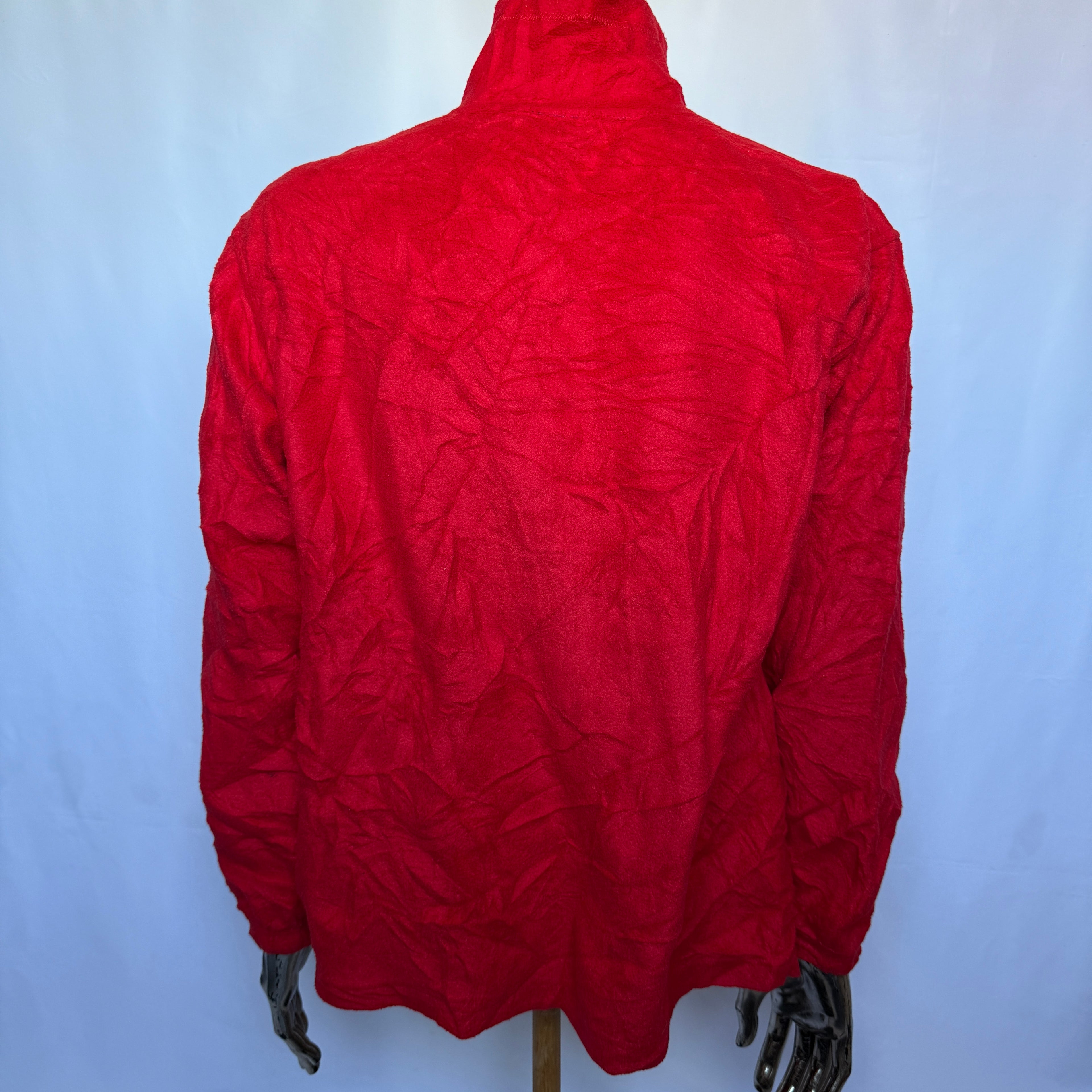 Adidas Fleece Jacke / Pullover / Sweatshirt – späte 1990er  Vintage - Größe M