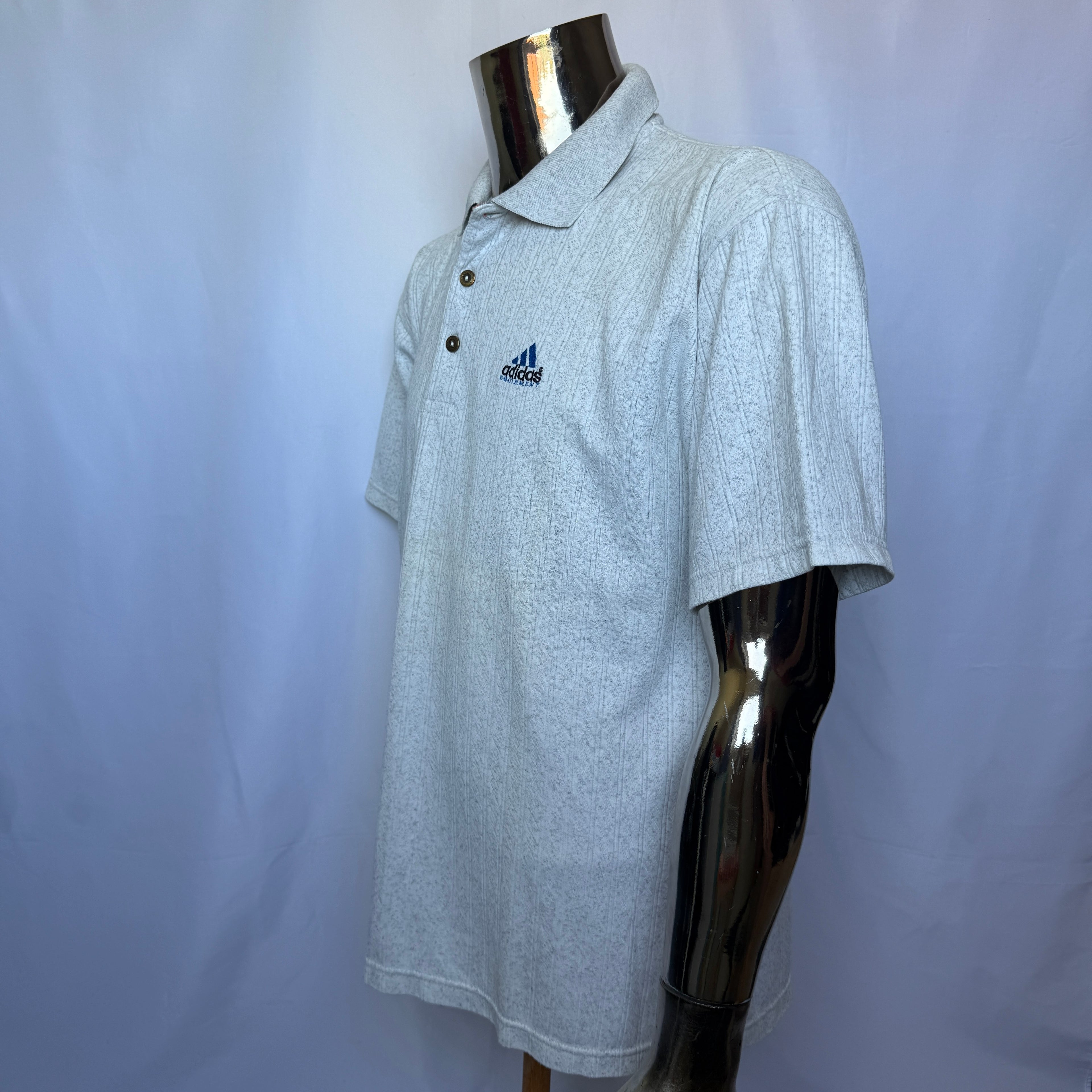 Adidas Equipment Polo Shirt – frühe 00er Vintage - Größe M