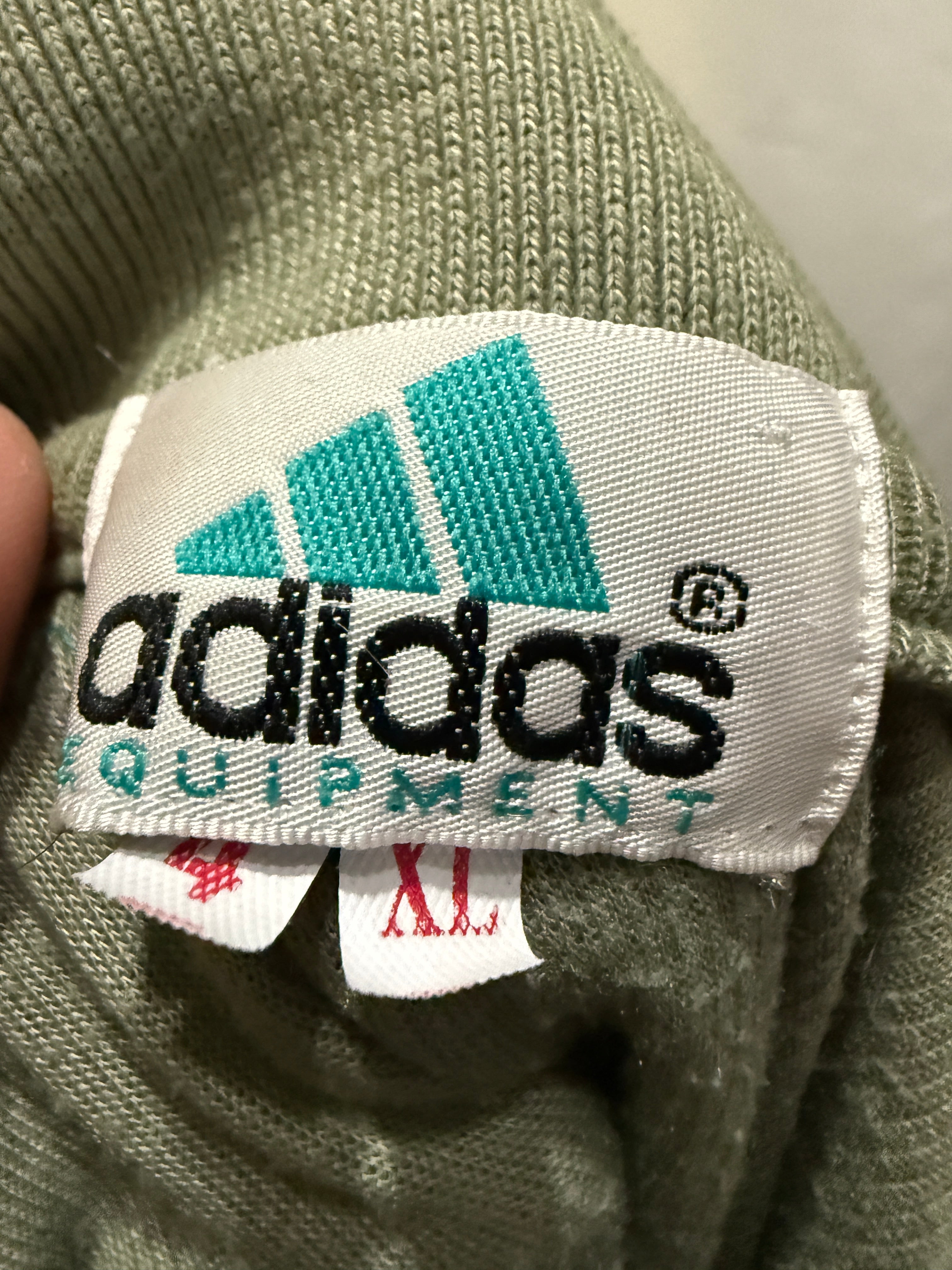 Adidas Equipment Polo Shirt – frühe 90er Vintage – Oversized Fit - Größe 4XL