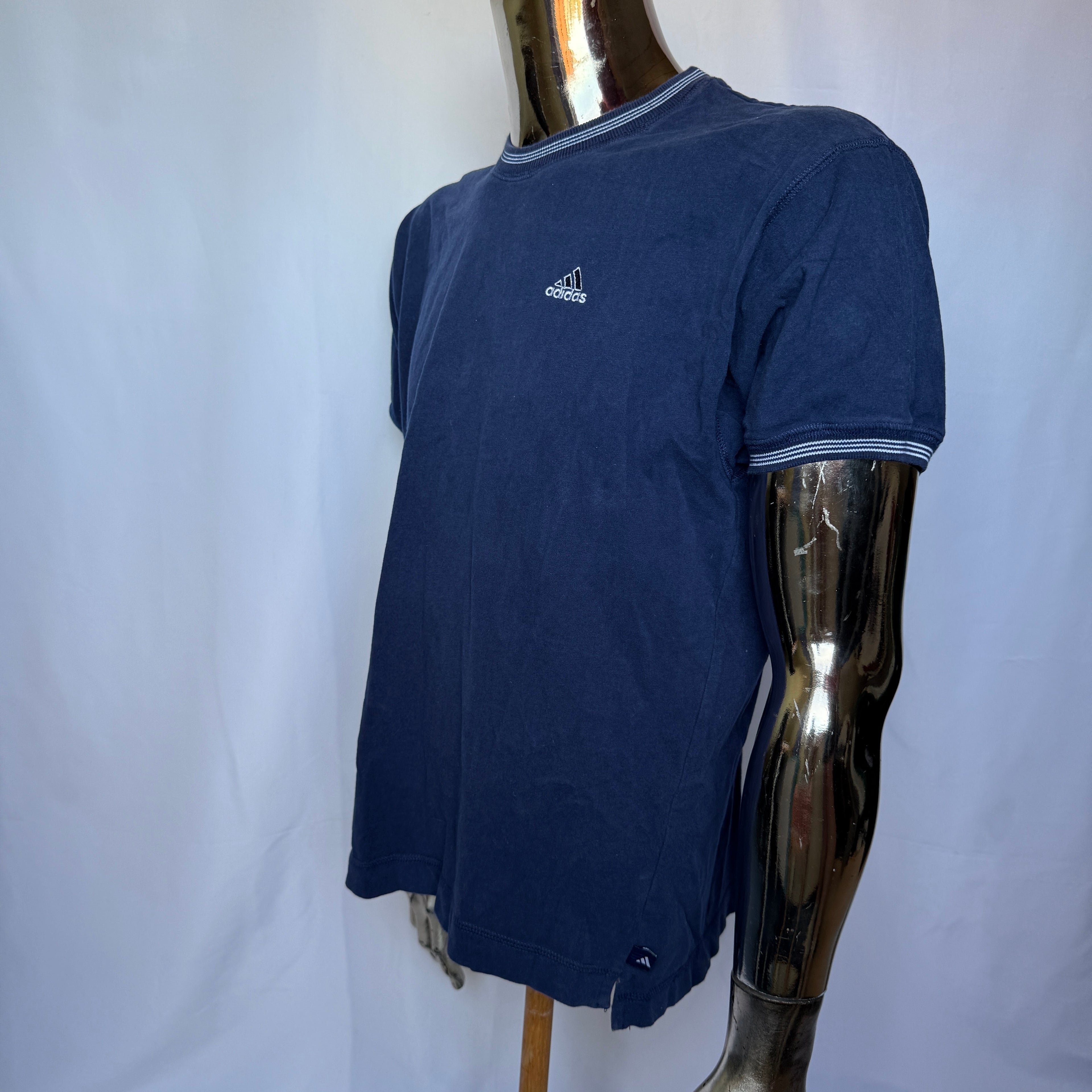 Adidas T-Shirt – Made in Europe – 90er Jahre Vintage - Größe M