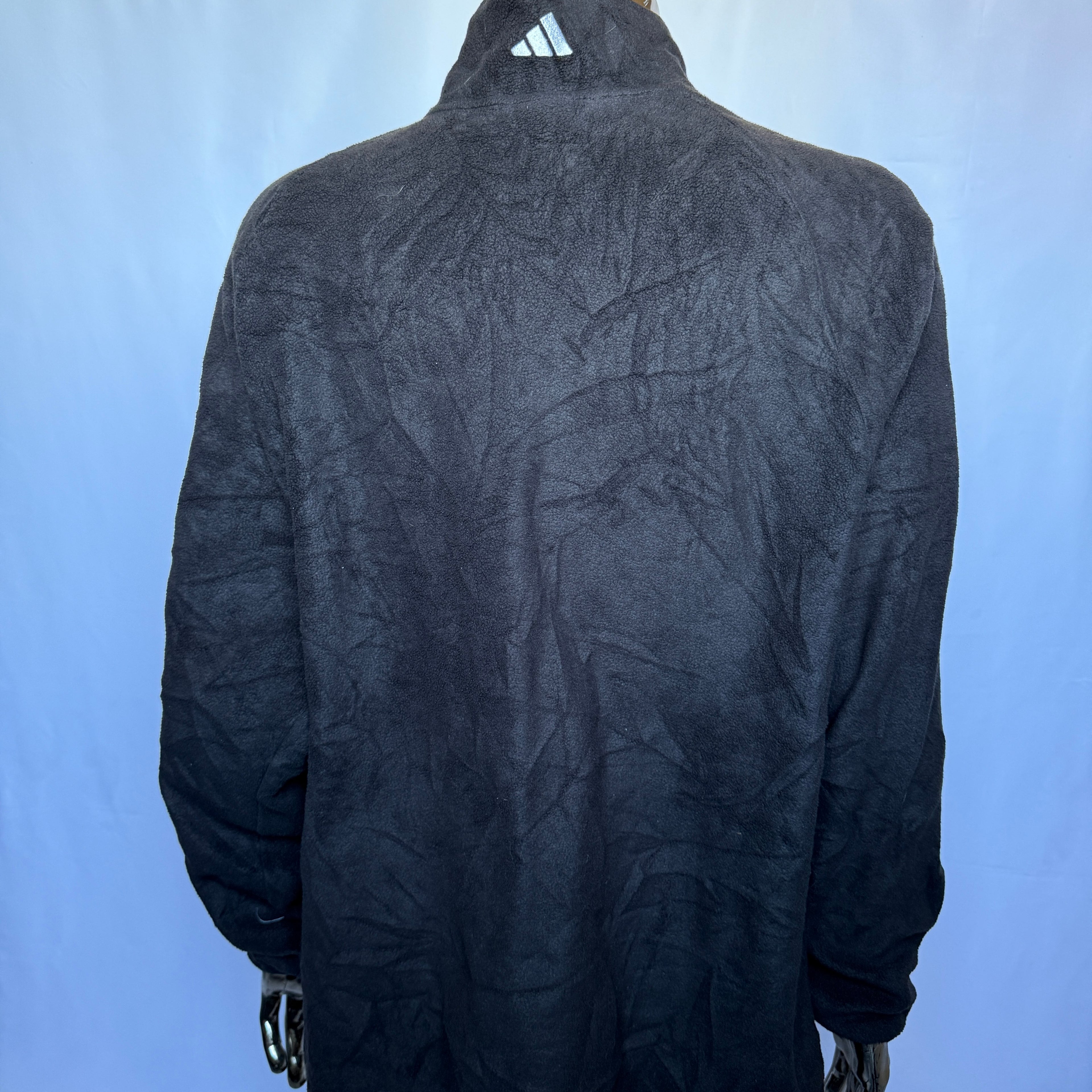 Adidas Half-Zip Fleece Hoodie (Neenah Soccer) – 2000 Vintage - Größe XL