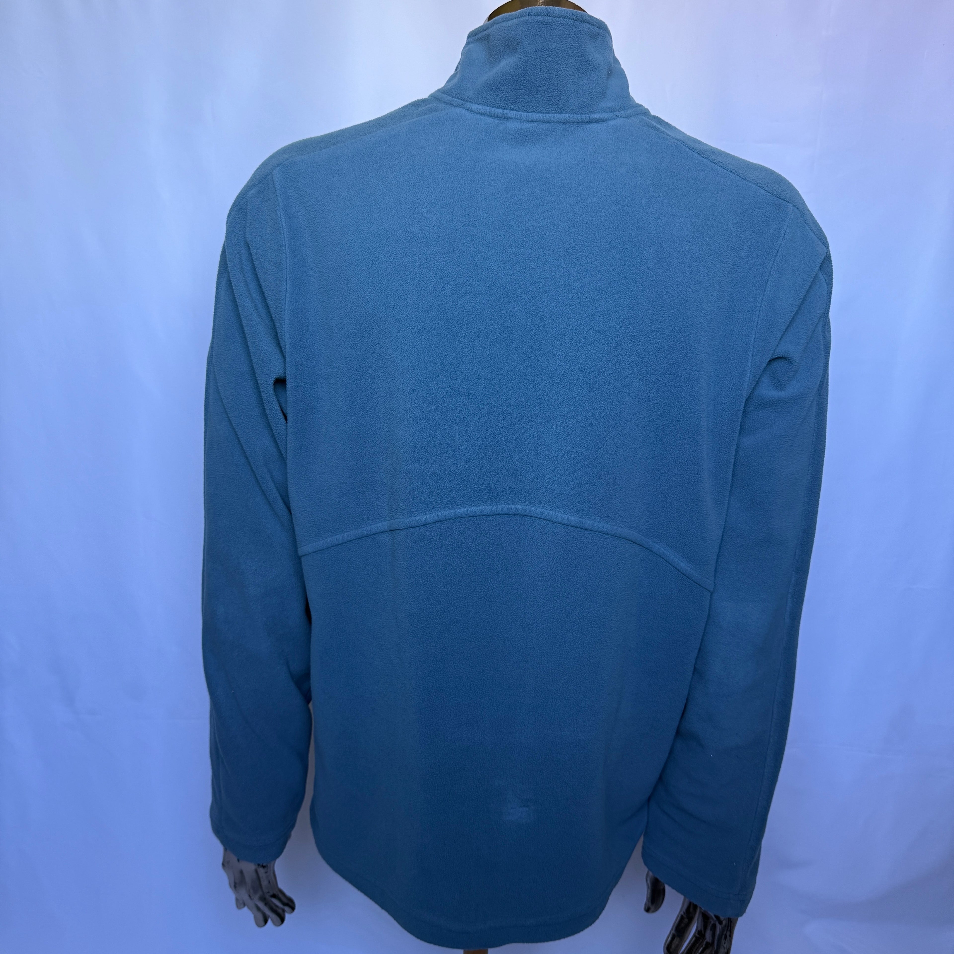 Adidas Fleece Half-Zip Pullover – Anfang 00er Jahre Vintage - Größe L