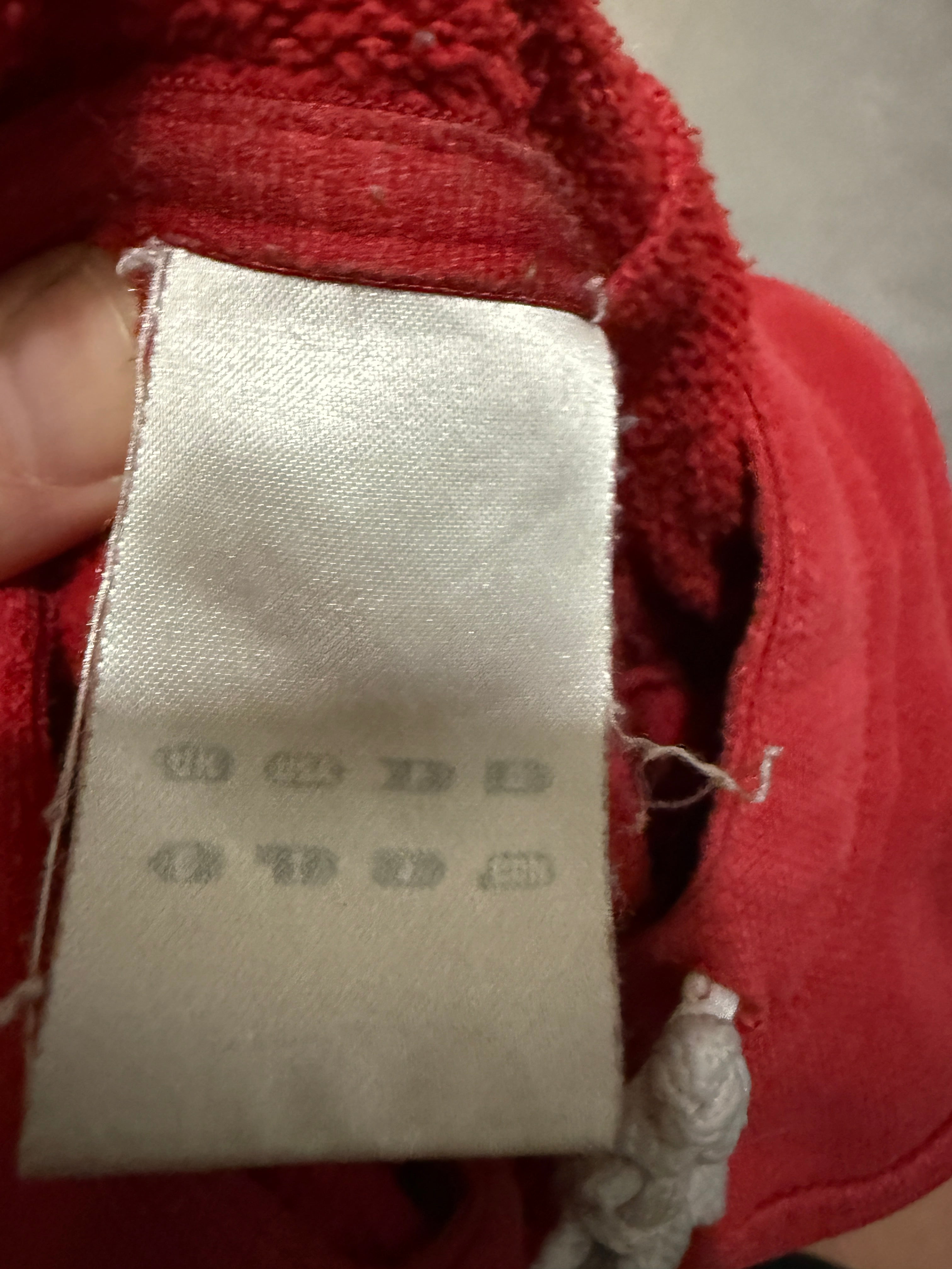 Adidas Hoodie – Red Logo Hoodie – 2006 Vintage - Größe XL