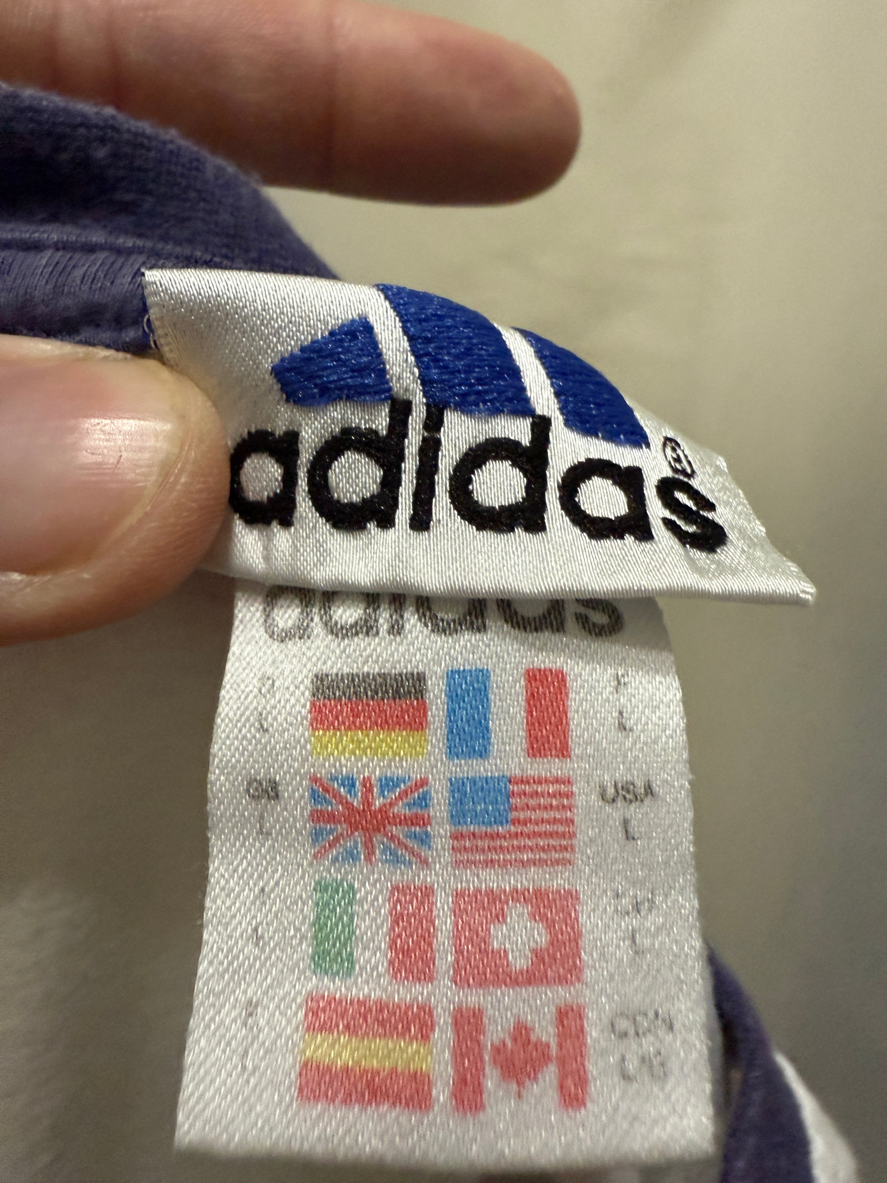 Adidas x Real Madrid T-Shirt  – späte 90er / frühe 00er Vintage - Größe L