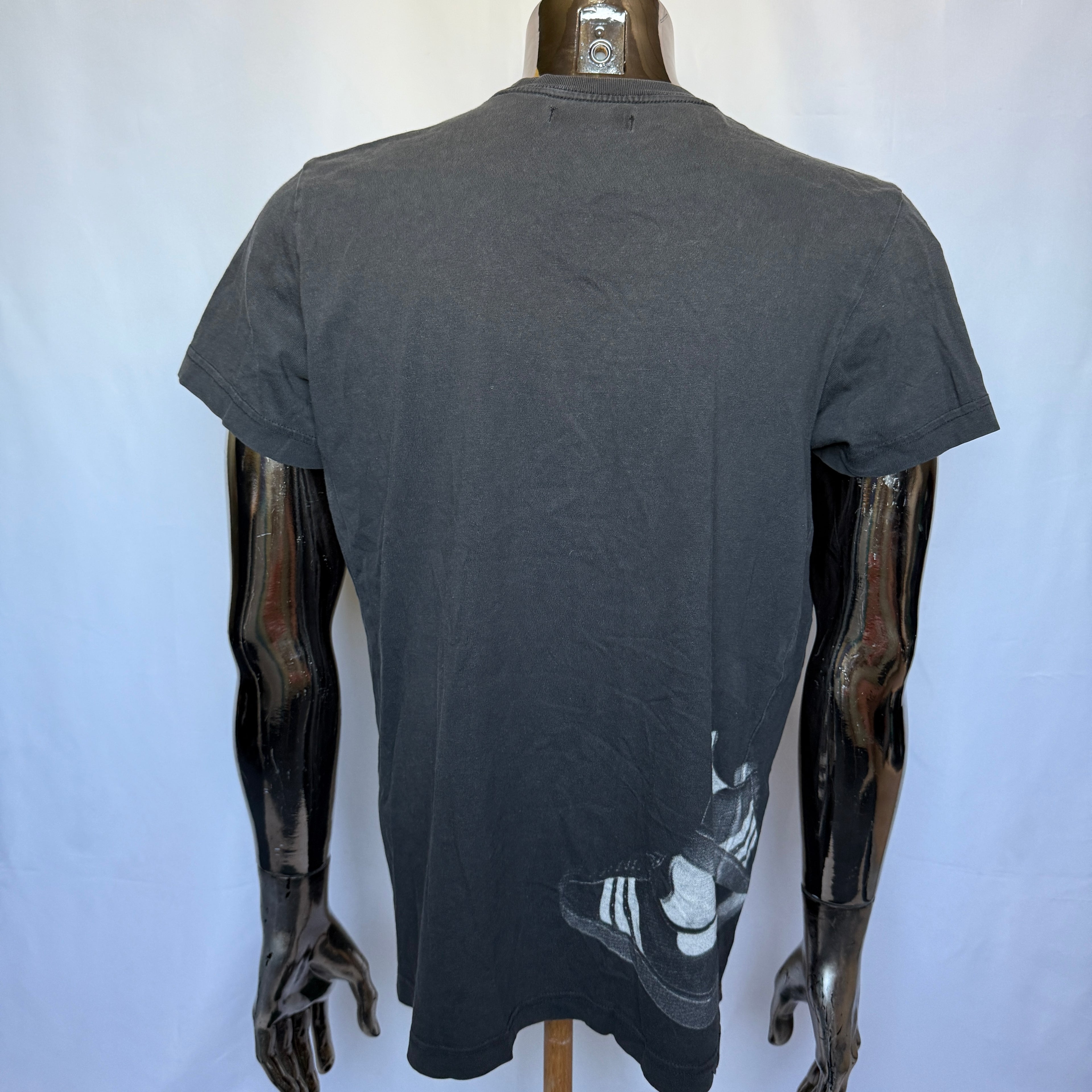 Adidas Originals “Trefoil Robot” T-Shirt / Shirt – Graphic Vintage - Größe L