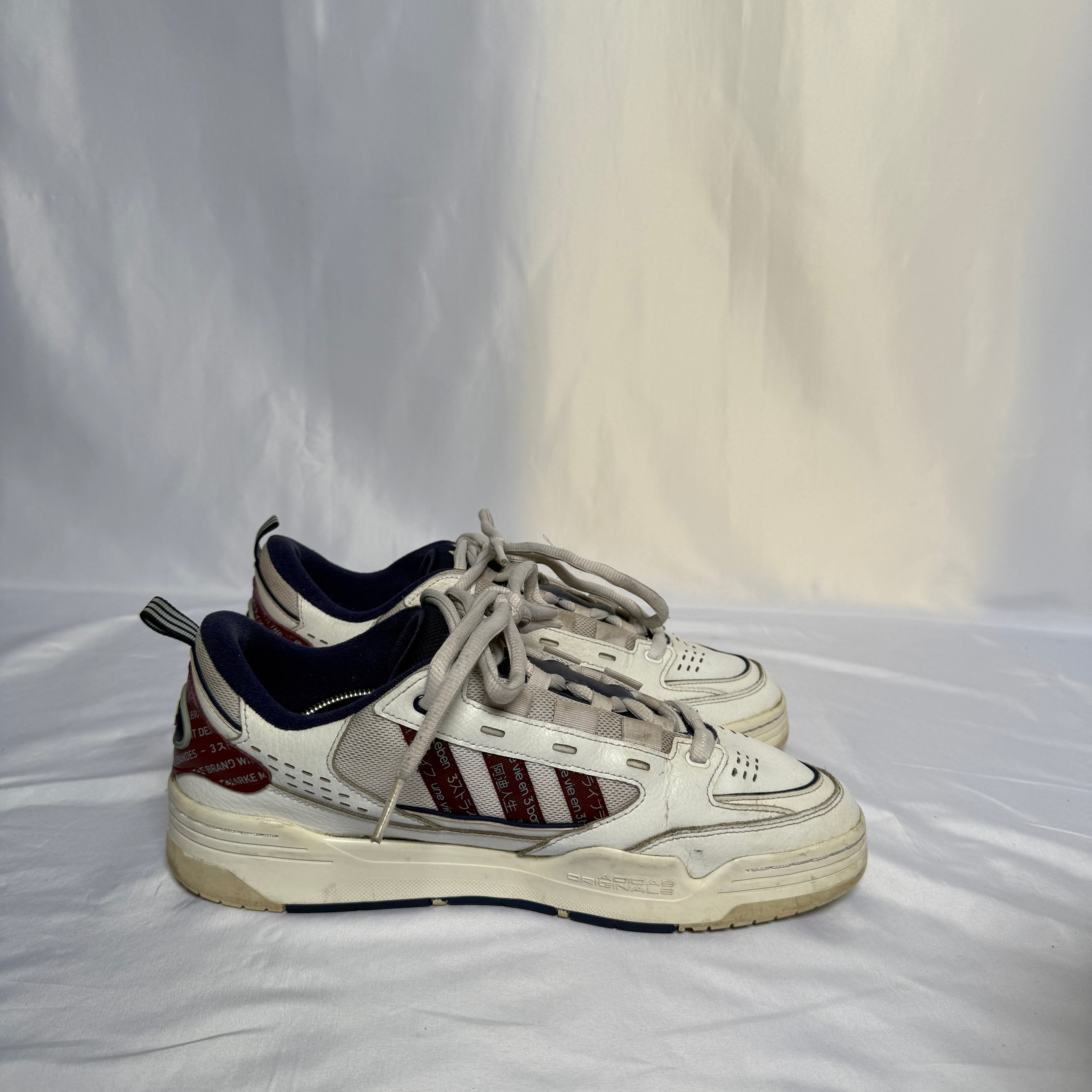 Adidas x Human Made Rivalry Low – White/Navy/Red – Größe 48 (US 13)
