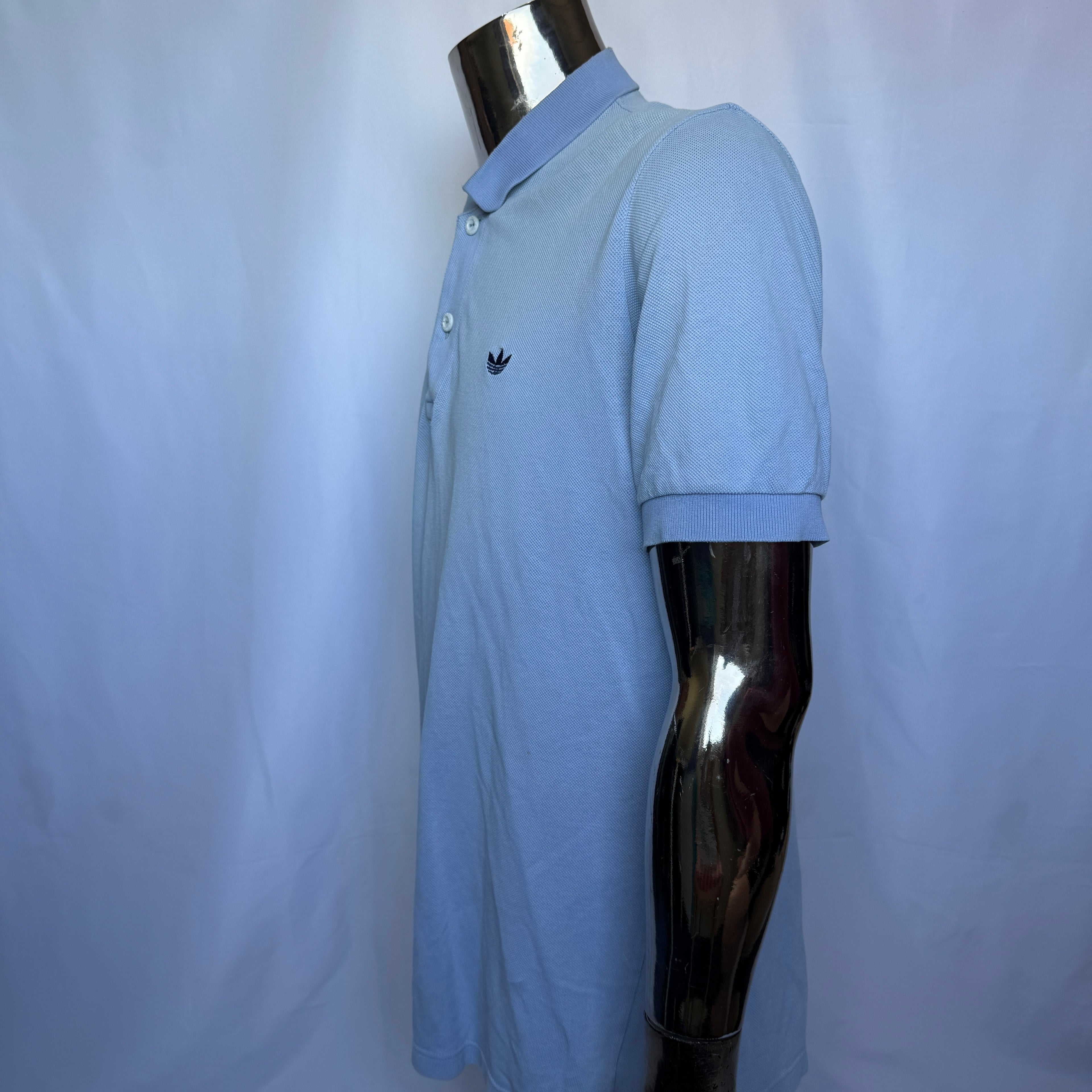 Adidas Originals Polo Shirt – frühe 00er Jahre Vintage - Größe M