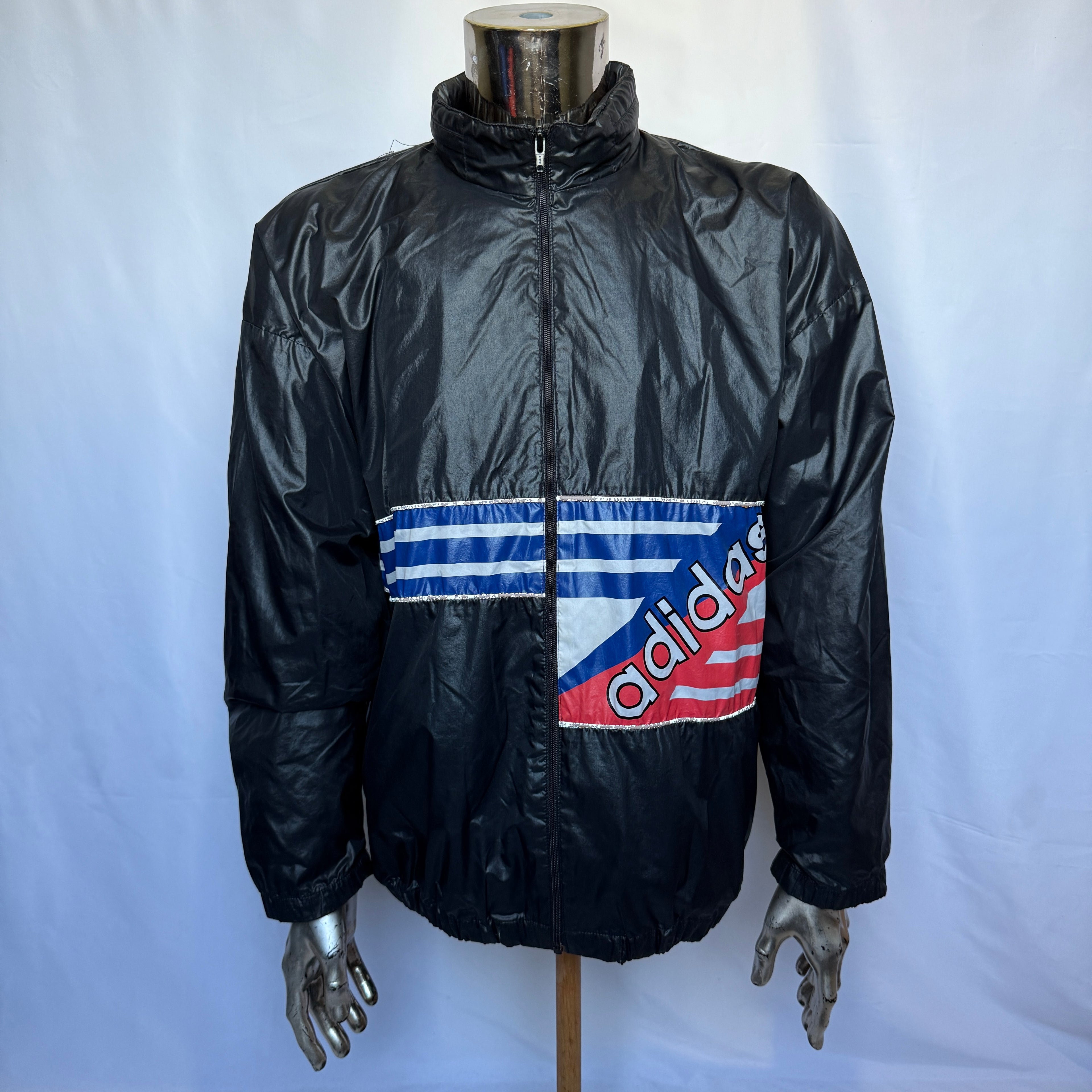 Adidas Originals Windbreaker Jacke – 80er Jahre Vintage / Rarität - Größe S