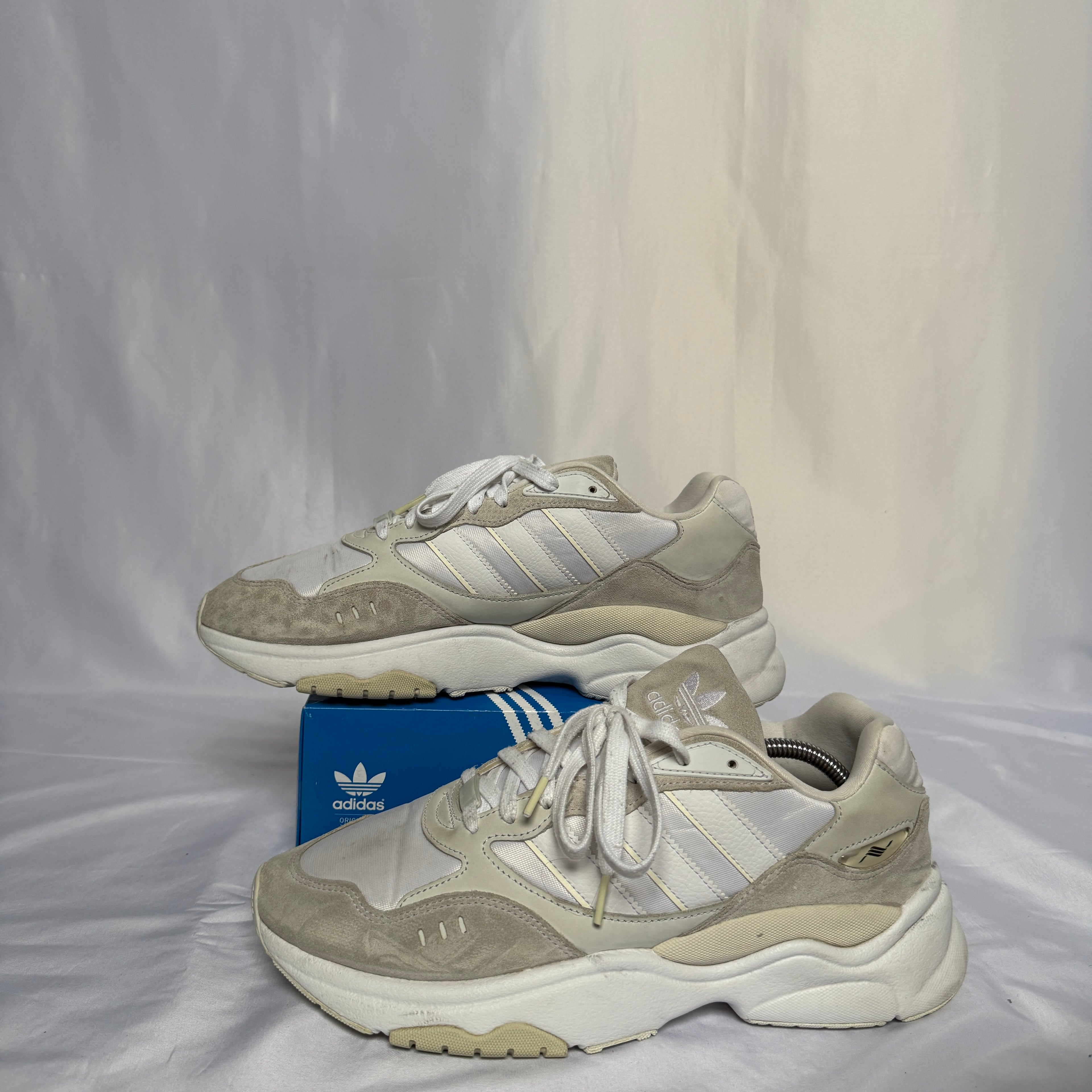 Adidas Yung-96 Chasm – Triple White – Größe 46 (US 11,5)