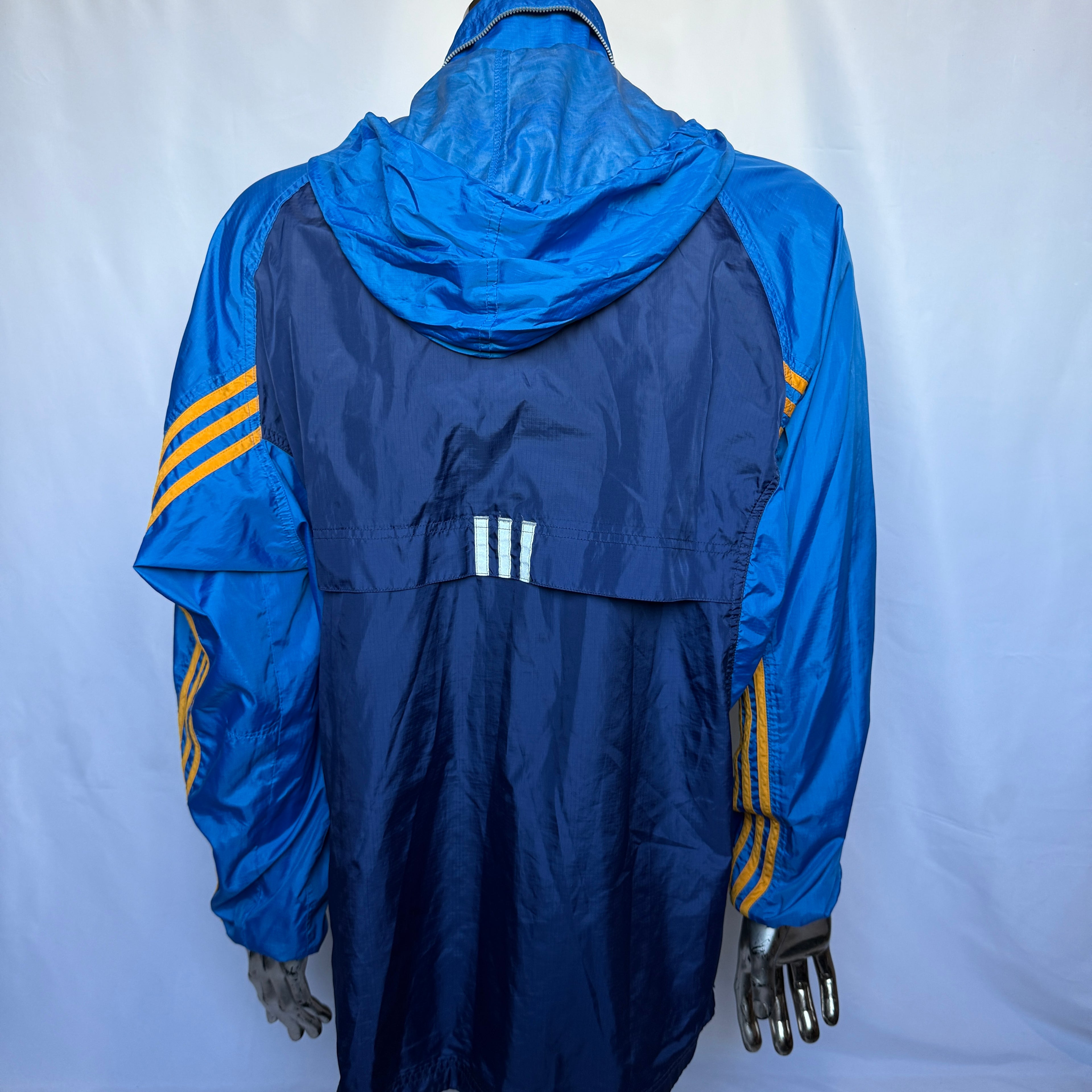 Adidas Windbreaker / Jacke – frühe 90er Jahre Vintage – Größe XL