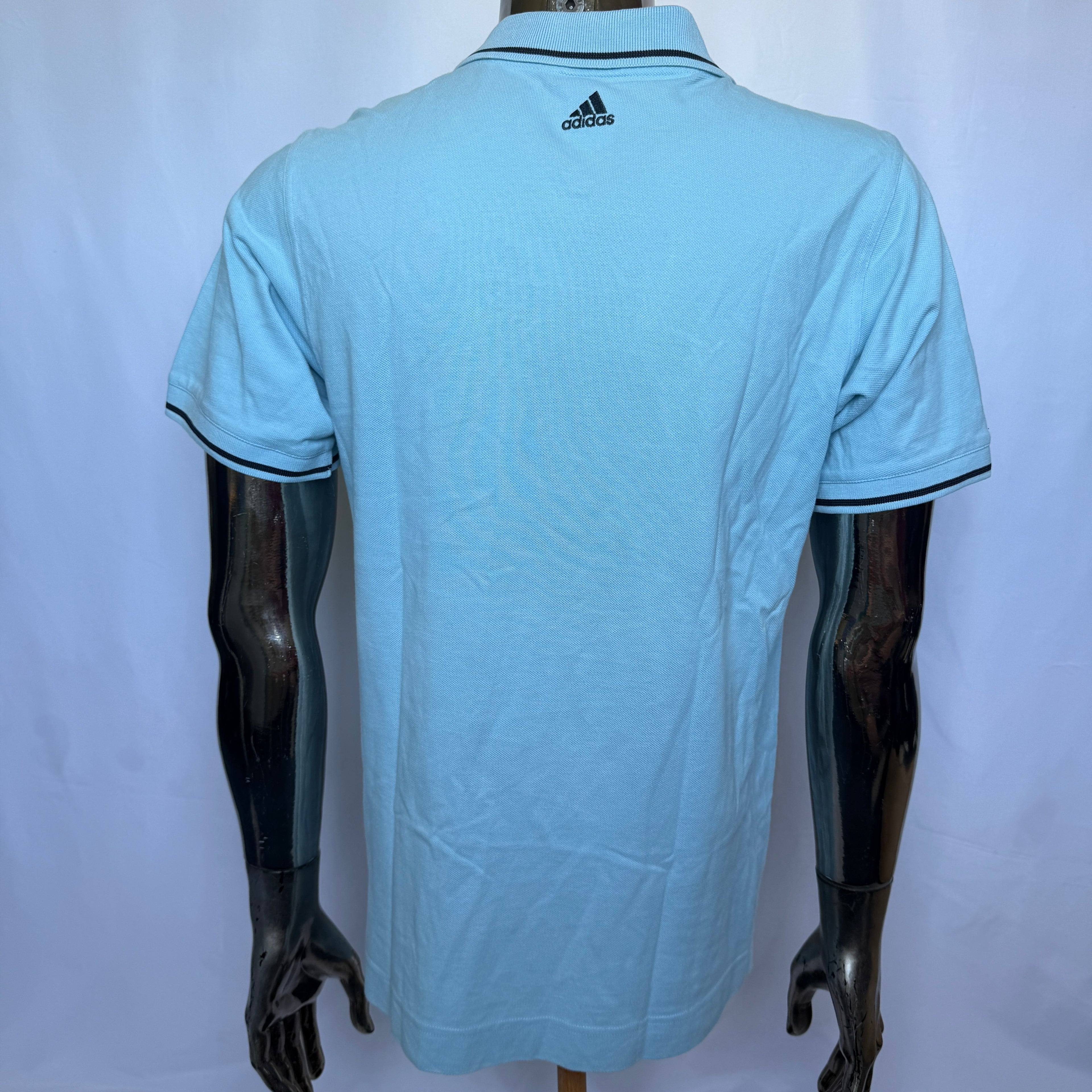 Adidas Polo Shirt – Classic 2000er Sportswear - Größe M