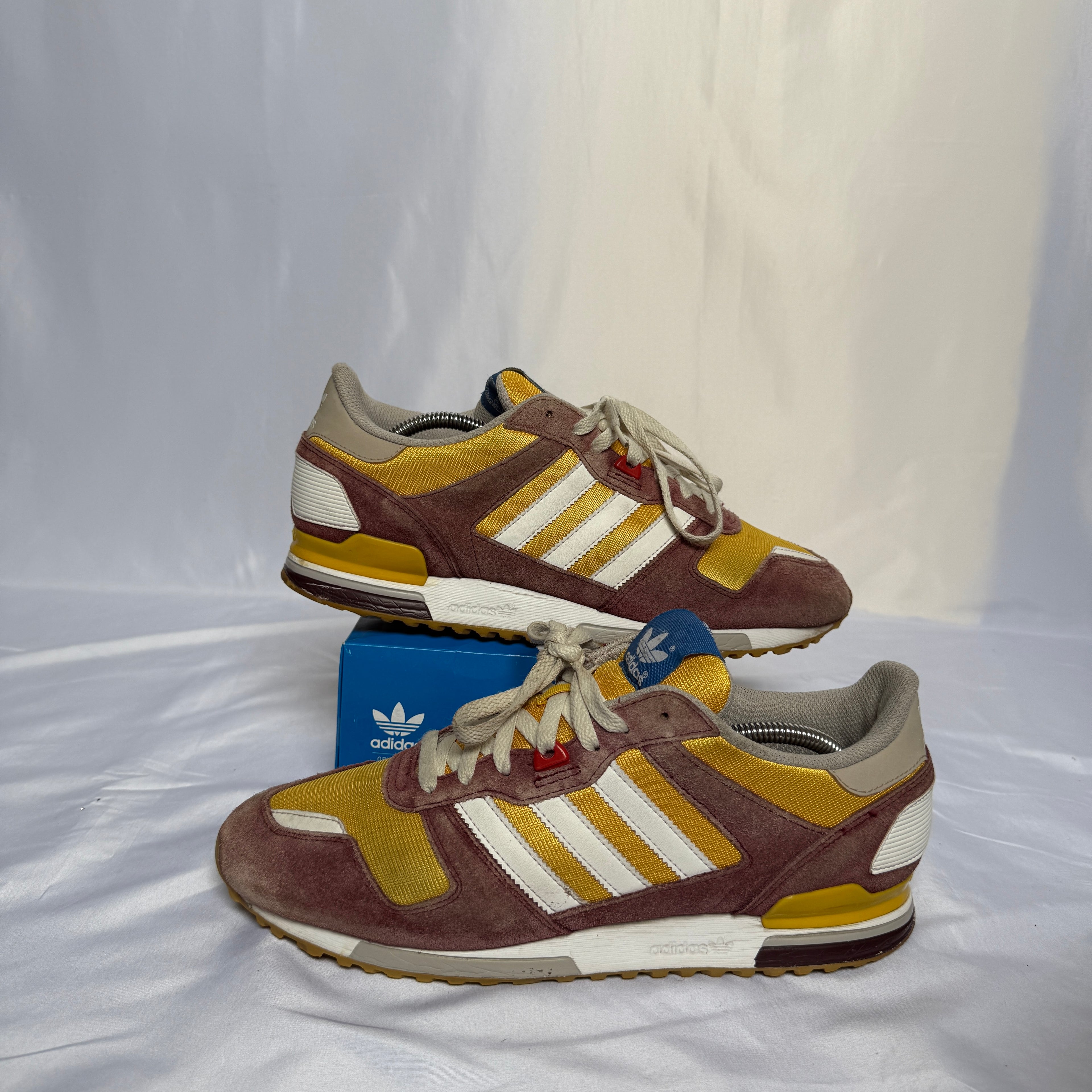 Adidas ZX 5000 Response (2013) – Gelb/Bordeaux/Weiß – Größe 46 (US 11,5)