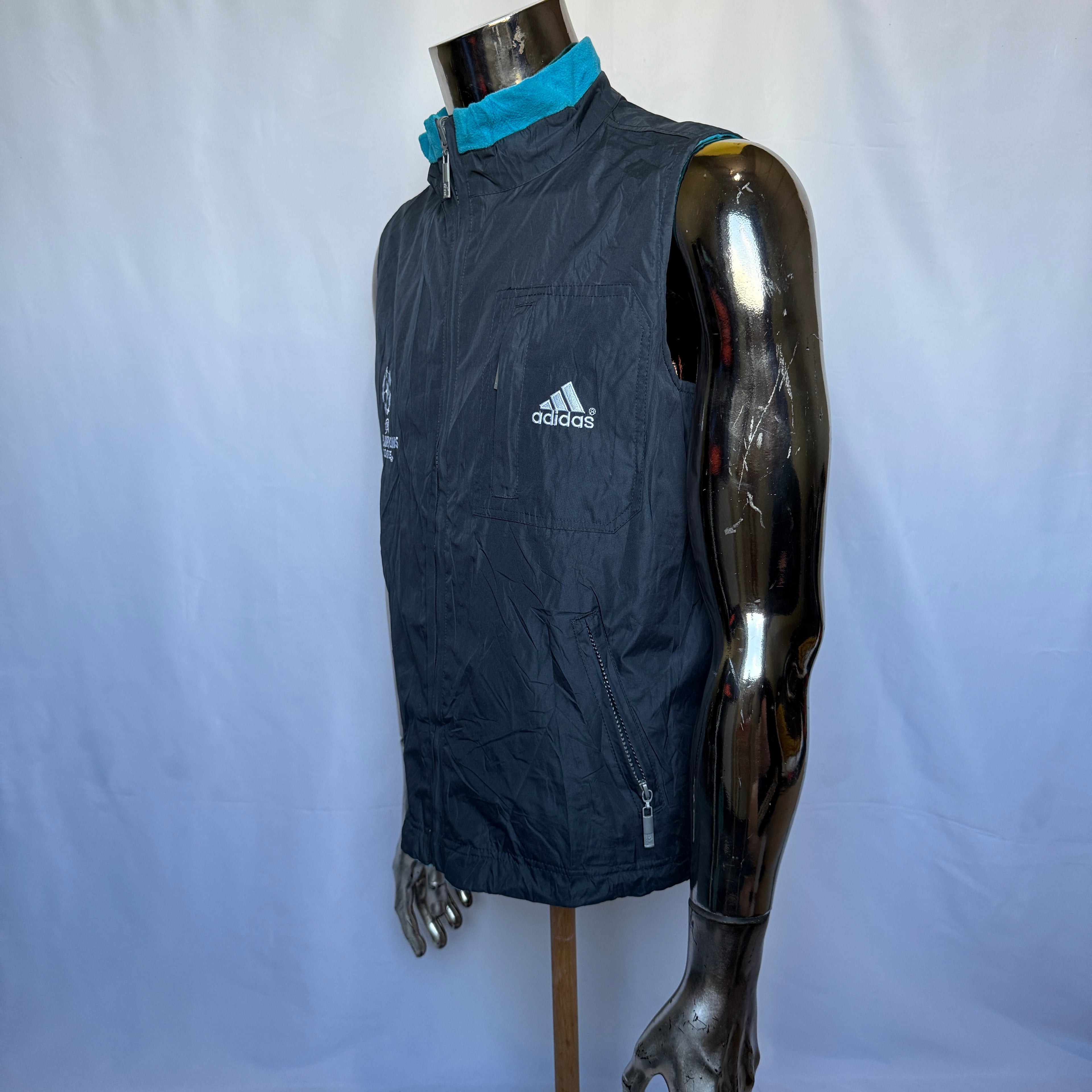 Adidas UEFA Champions League Wende Weste / Jacke – Seltenheit (Promo / Staff) - Größe XS (eher S)