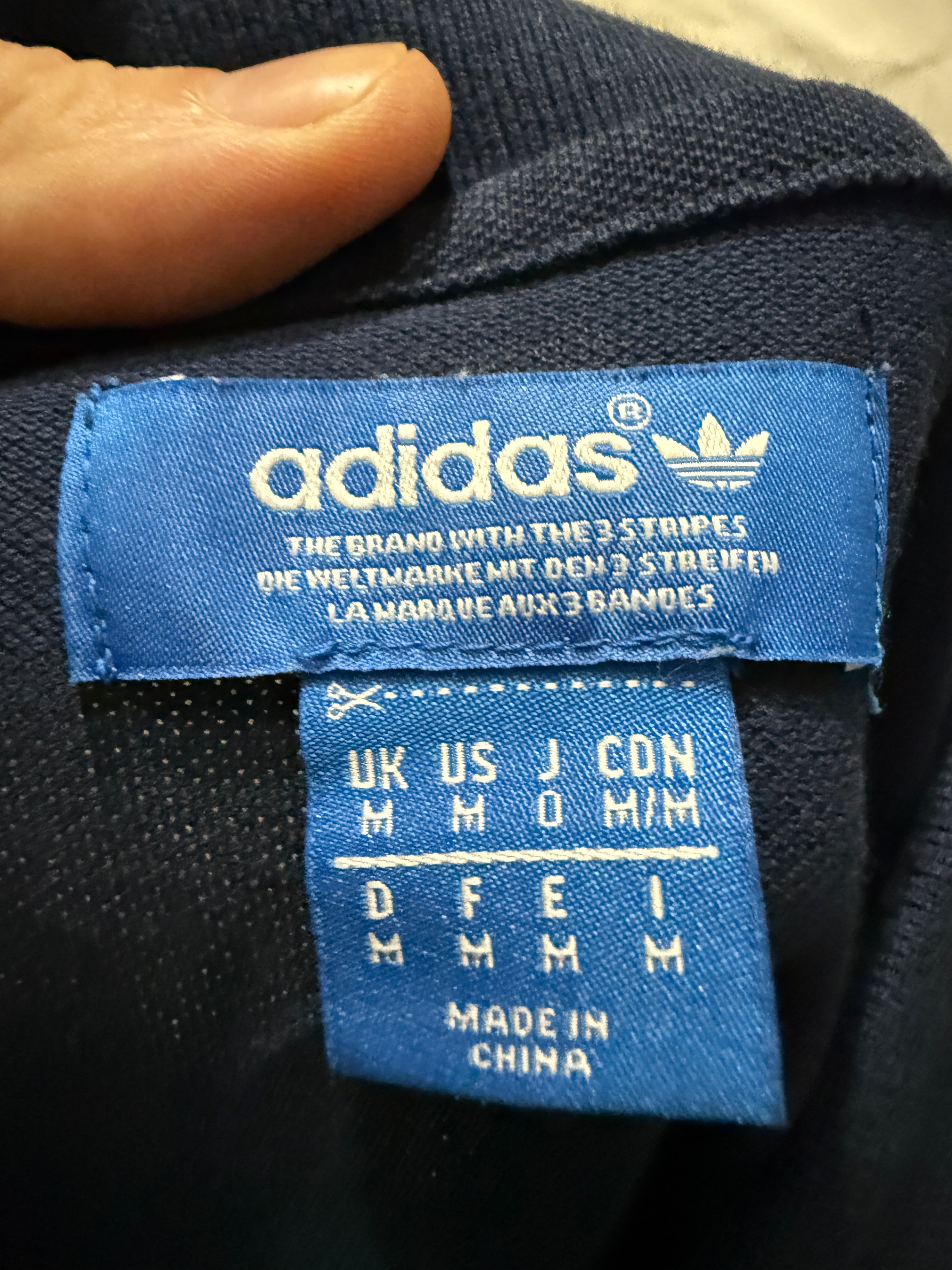 Adidas Originals Polo Shirt – Classic Trefoil Look (Retro) - Größe M