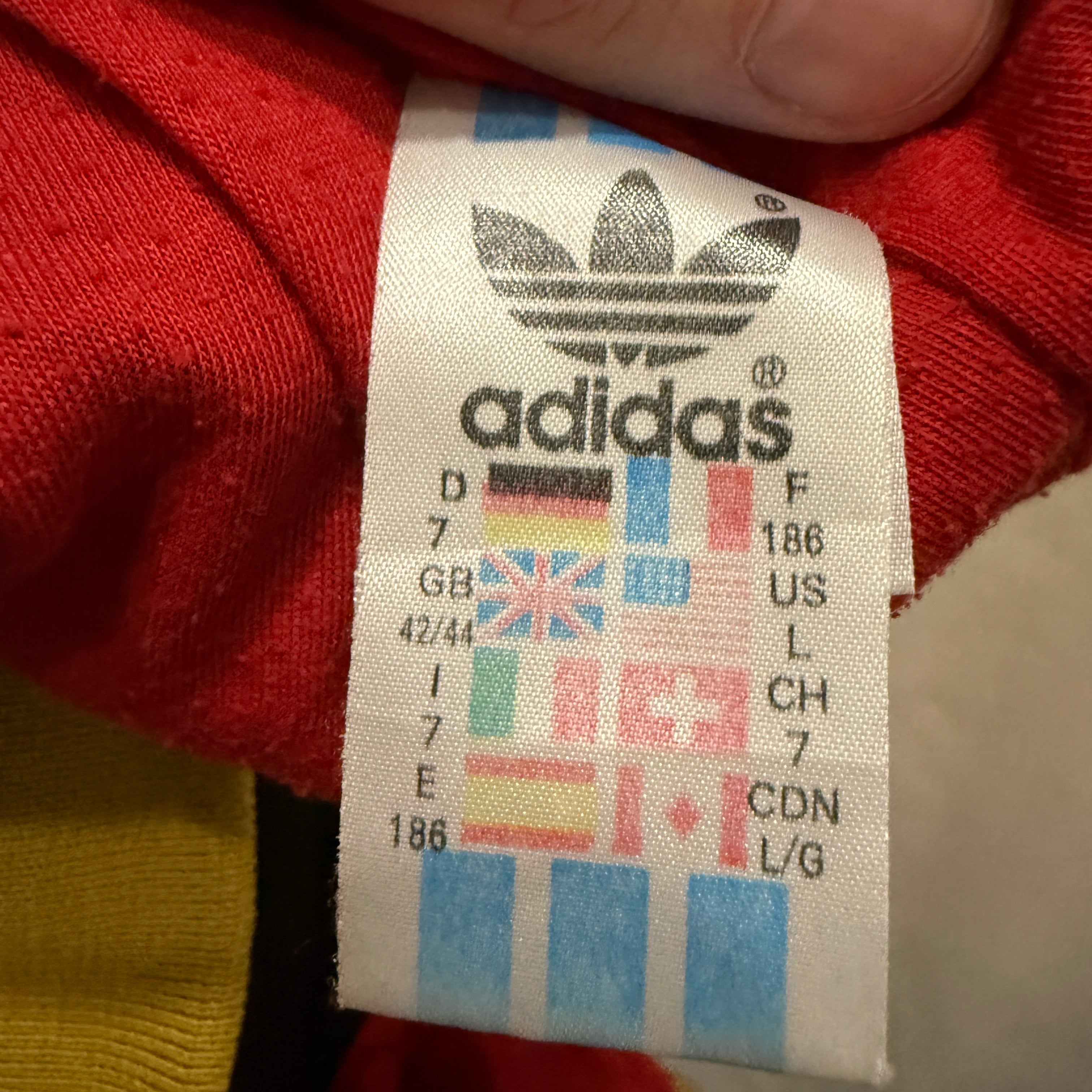 Adidas Originals Jacke – „236“ Graphic – 1980er Jahre Vintage / Rarität- Größe L