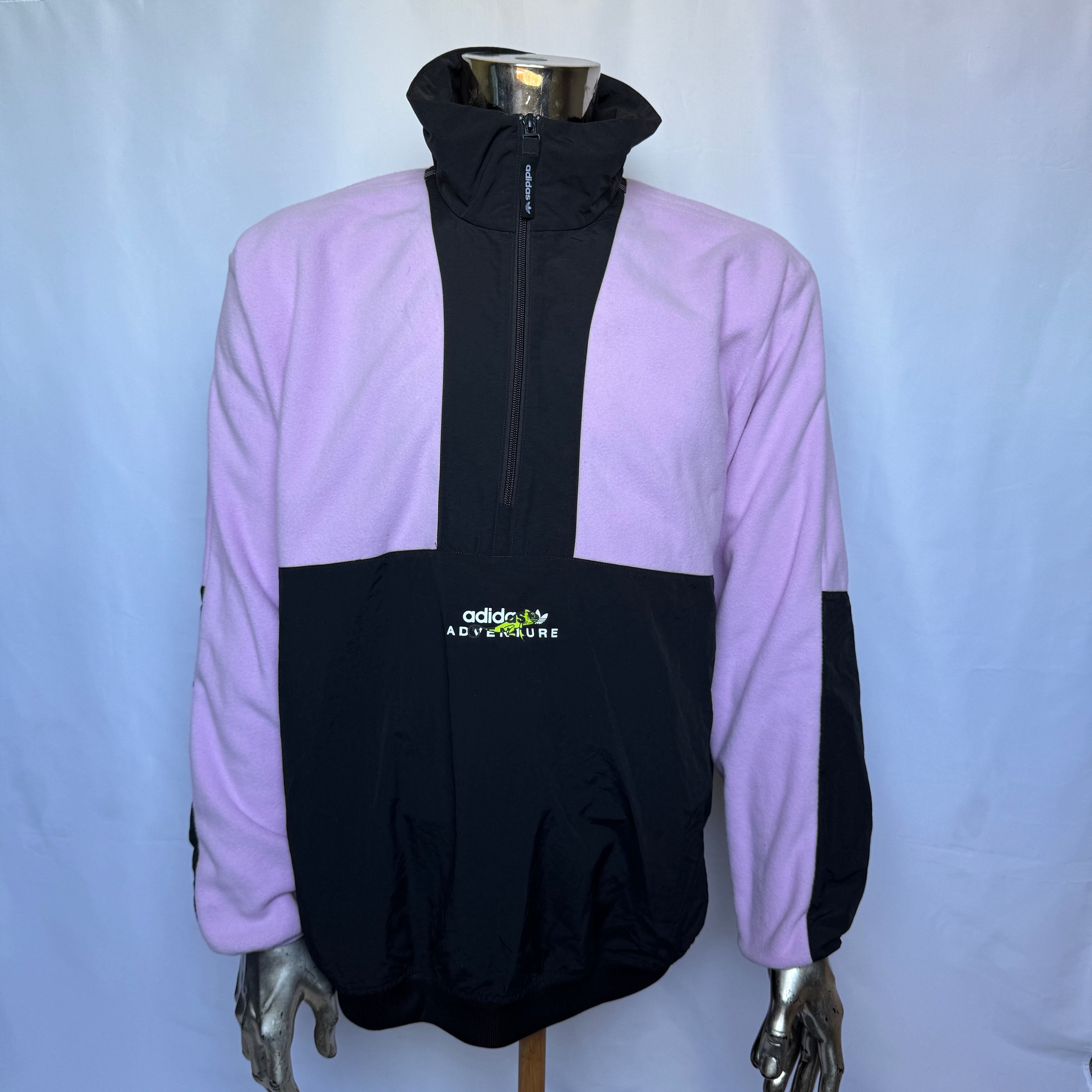 Adidas Adventure Pullover / Sweatshirt Fleece – Retro – Größe L