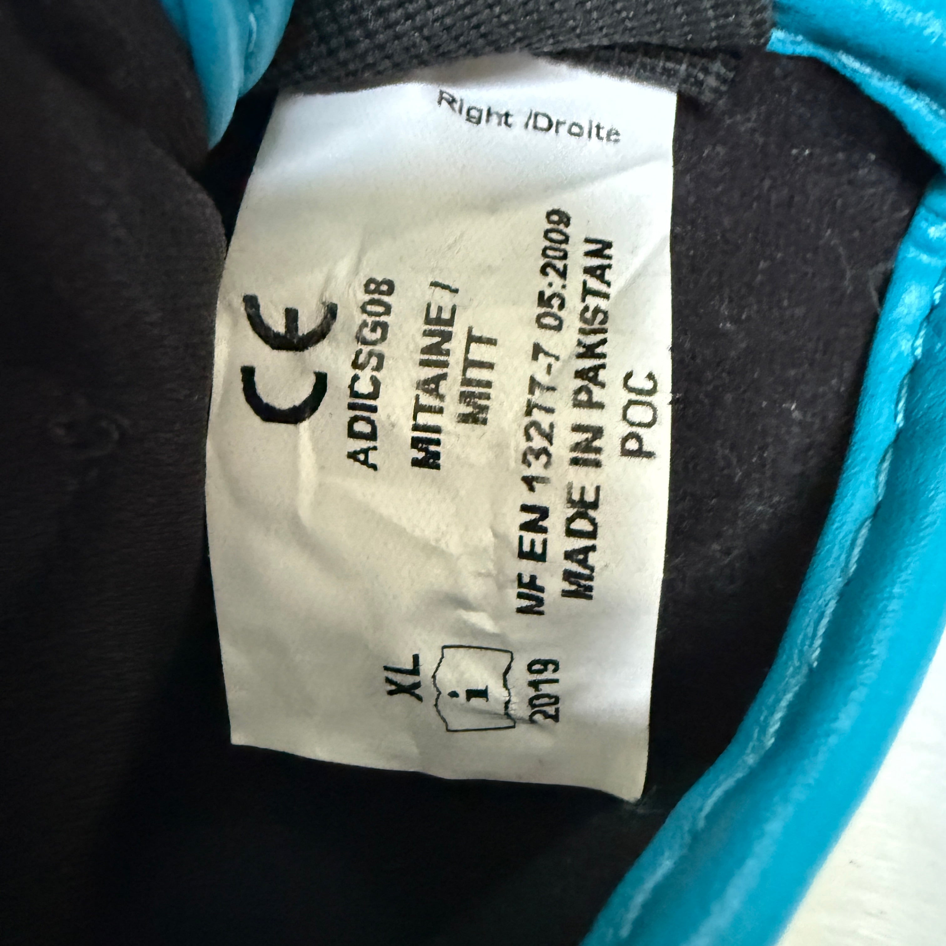 Adidas MMA / Grappling Handschuhe – Schwarz / Türkis