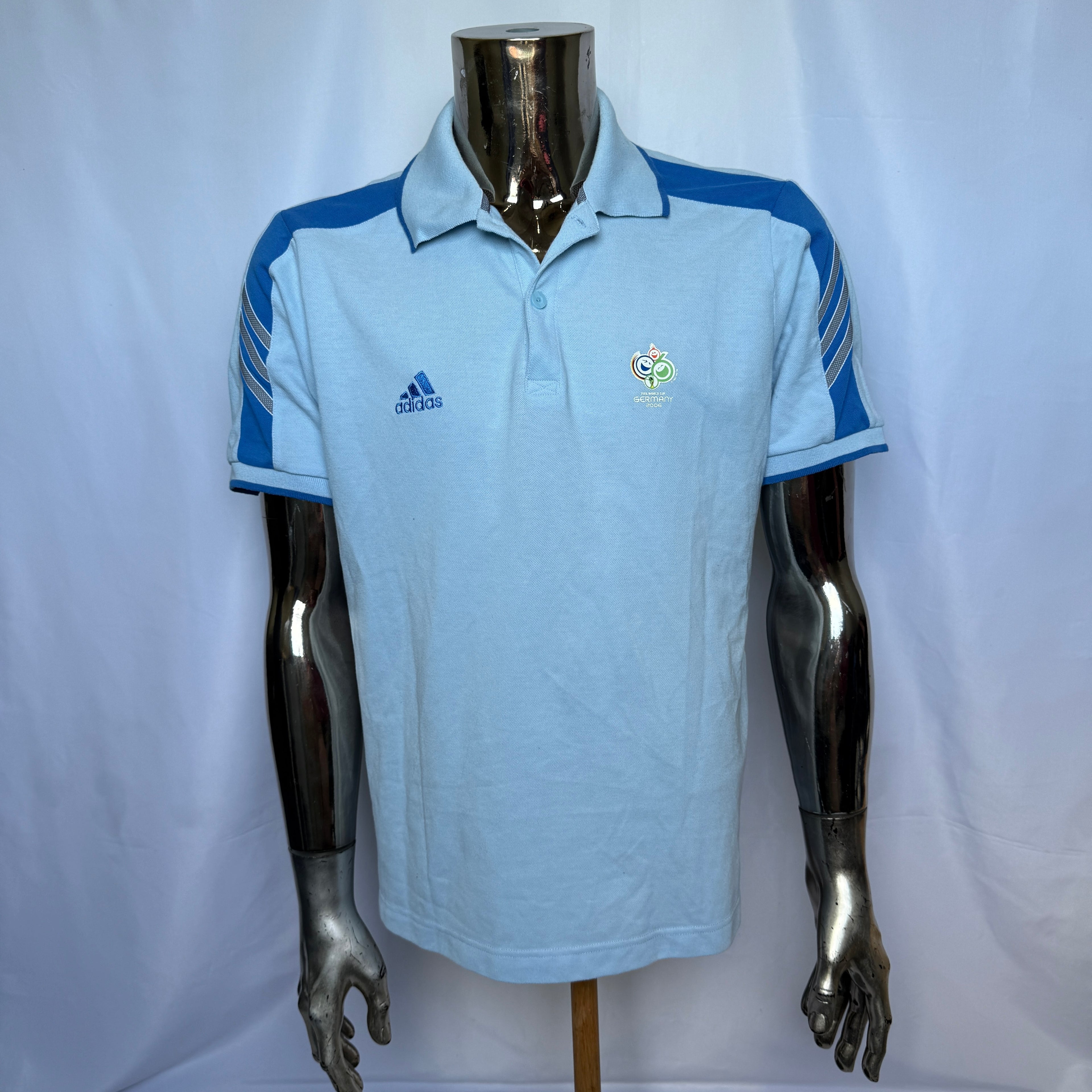 Adidas Polo Shirt – Heim WM 2006 Deutschland – selten / Vintage - Größe M