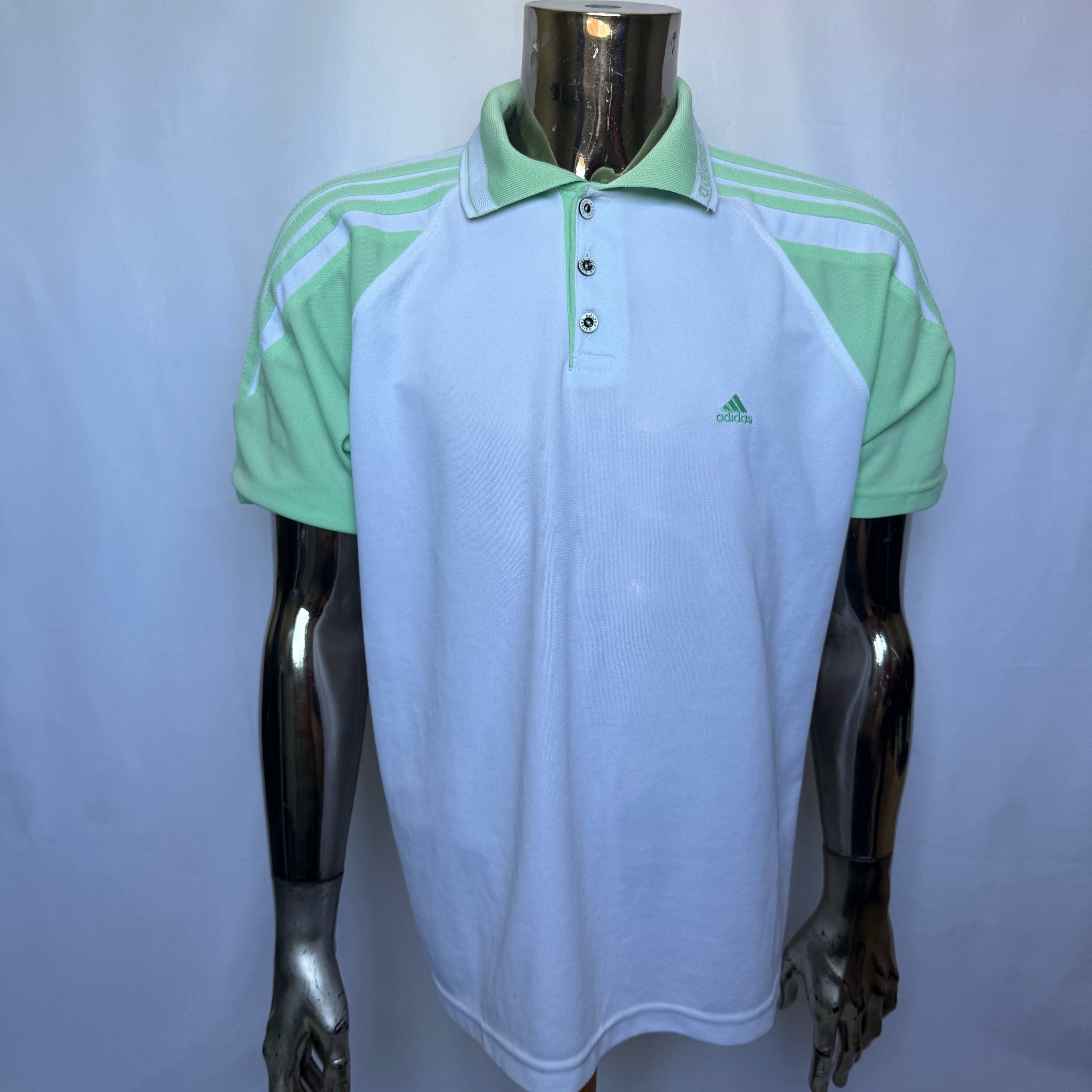 Adidas Equipment Polo Shirt – 90er Jahre Vintage – Größe L