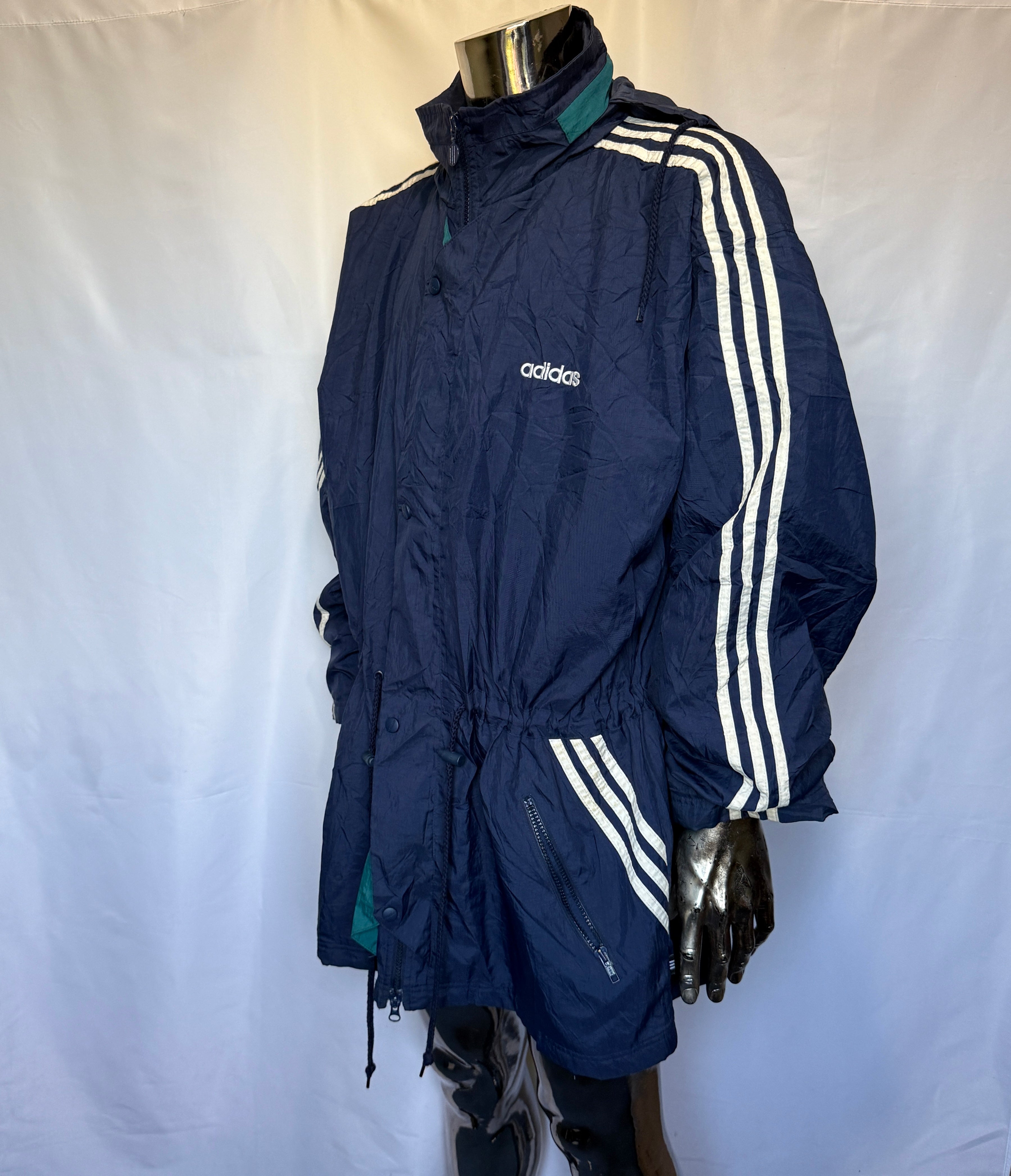 Adidas Jacke (Winterjacke / Herbstjacke) – 90er Jahre Vintage - Größe L