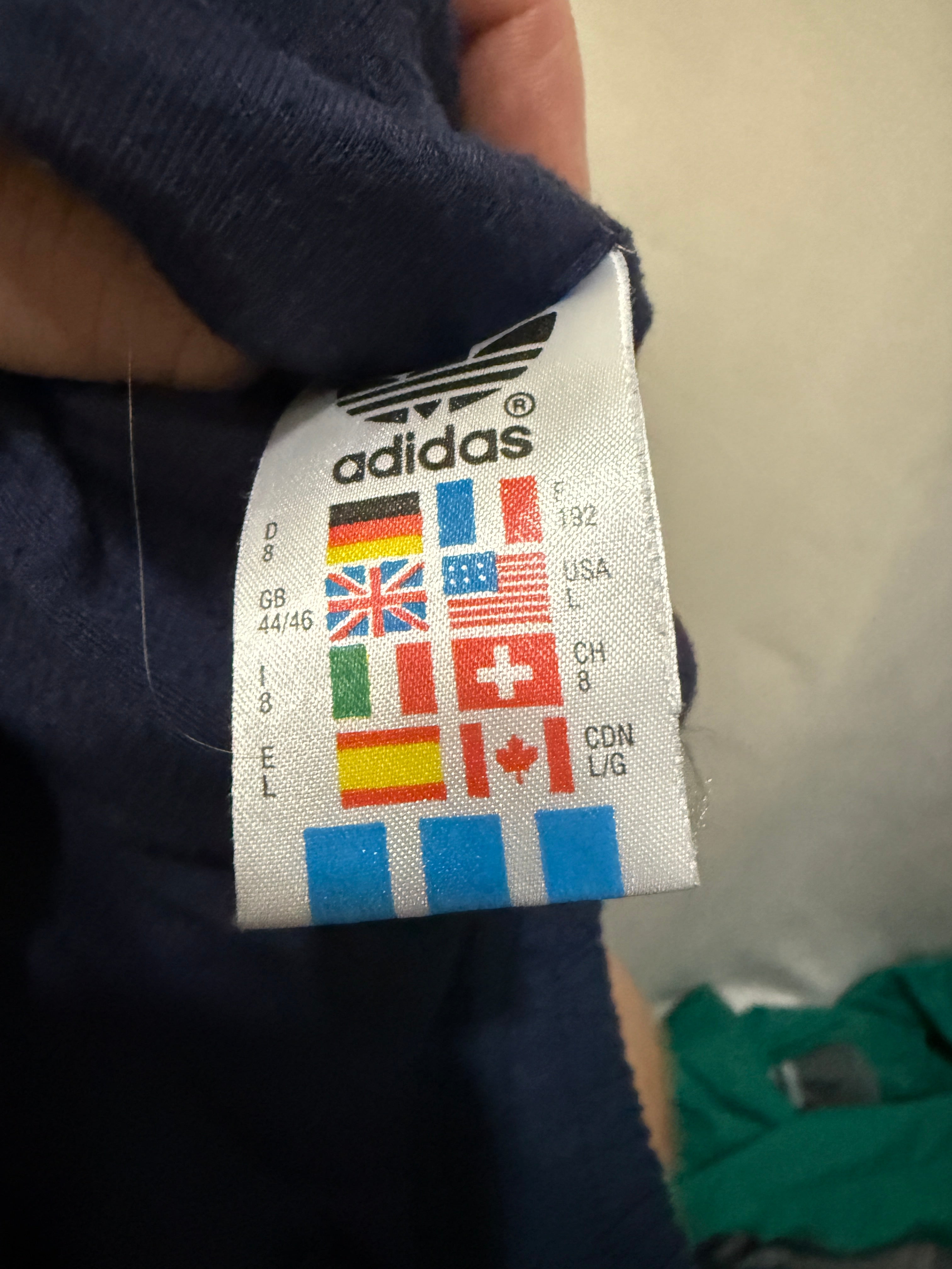 Adidas Originals Trainingsjacke – Navy/Red/White – Nummer 10 – Vintage 90er Jahre