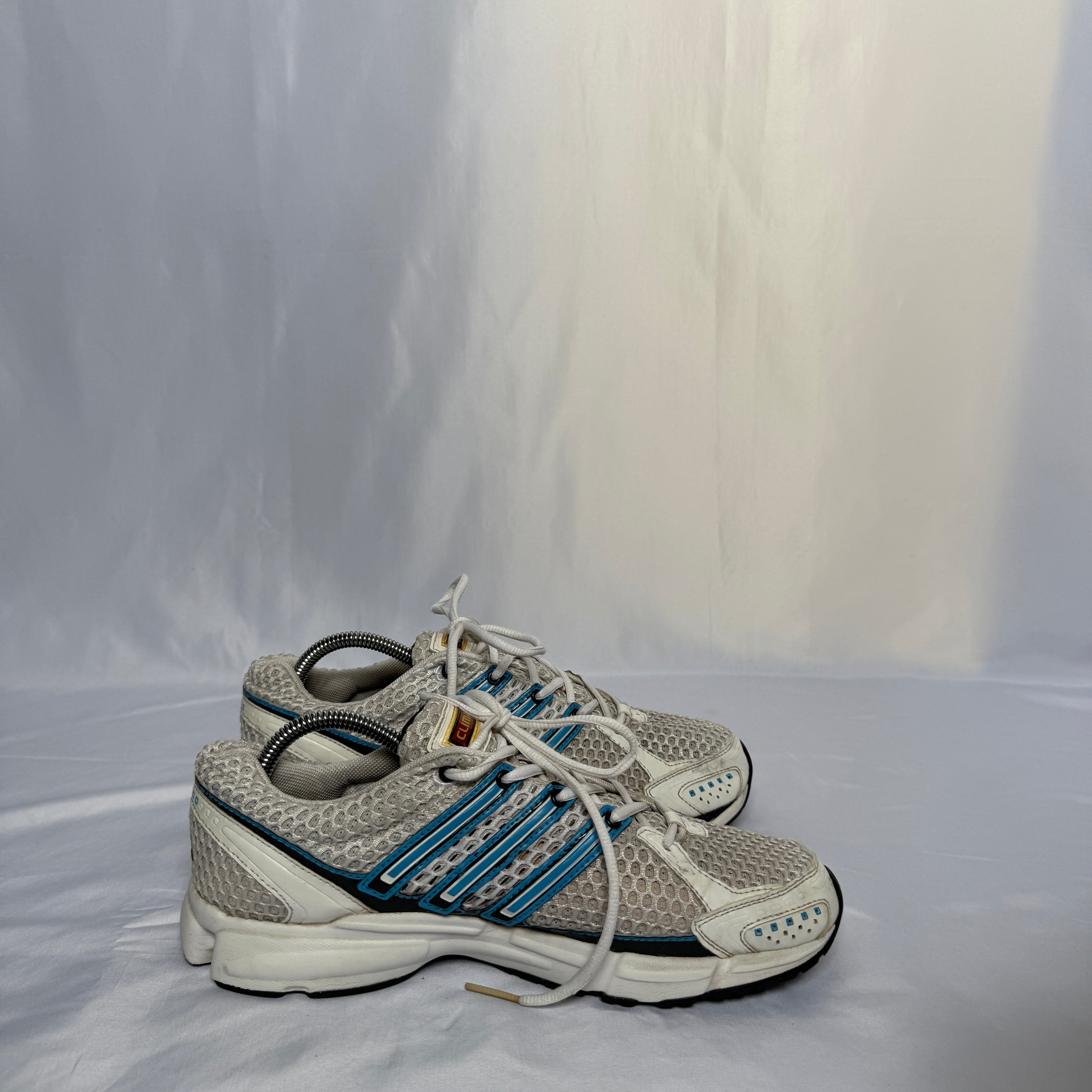 Adidas Sneaker ClimaCool 1 – Weiß/Blau/Silber – Größe 44 (US 9,5)