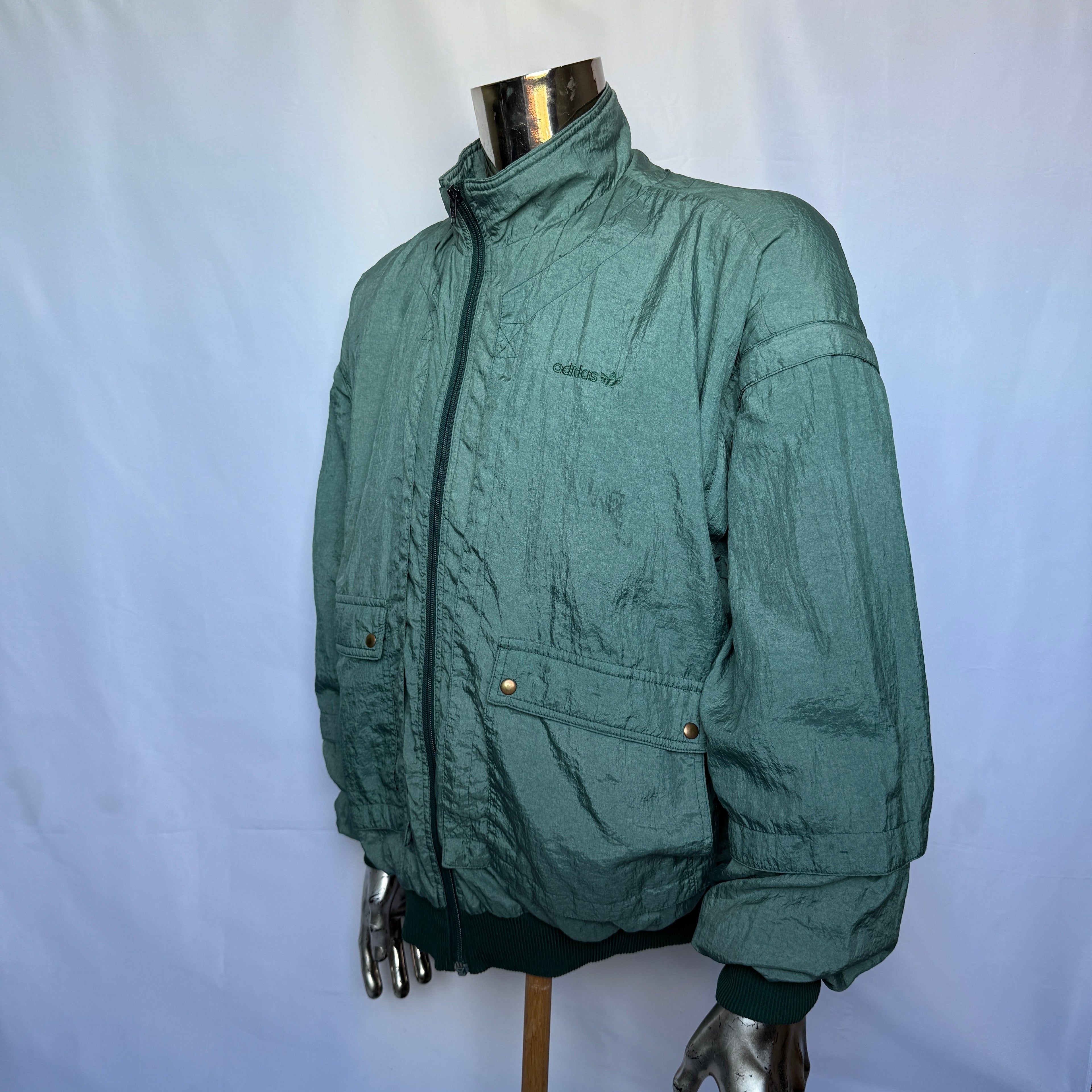 Adidas Jacke – abnehmbare Ärmel – 90er Jahre Vintage – seltenes Sammlerstück - Größe M