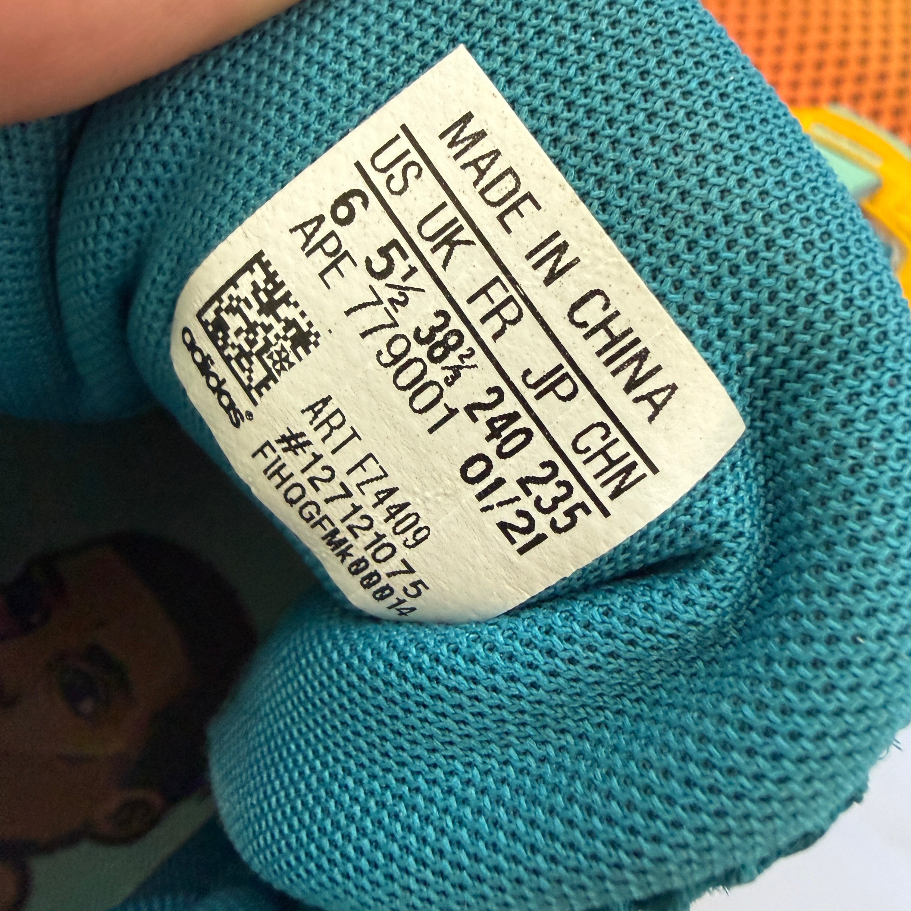 adidas Dame 7 Sneaker / Schuhe – Multicolor – Größe 38 2/3