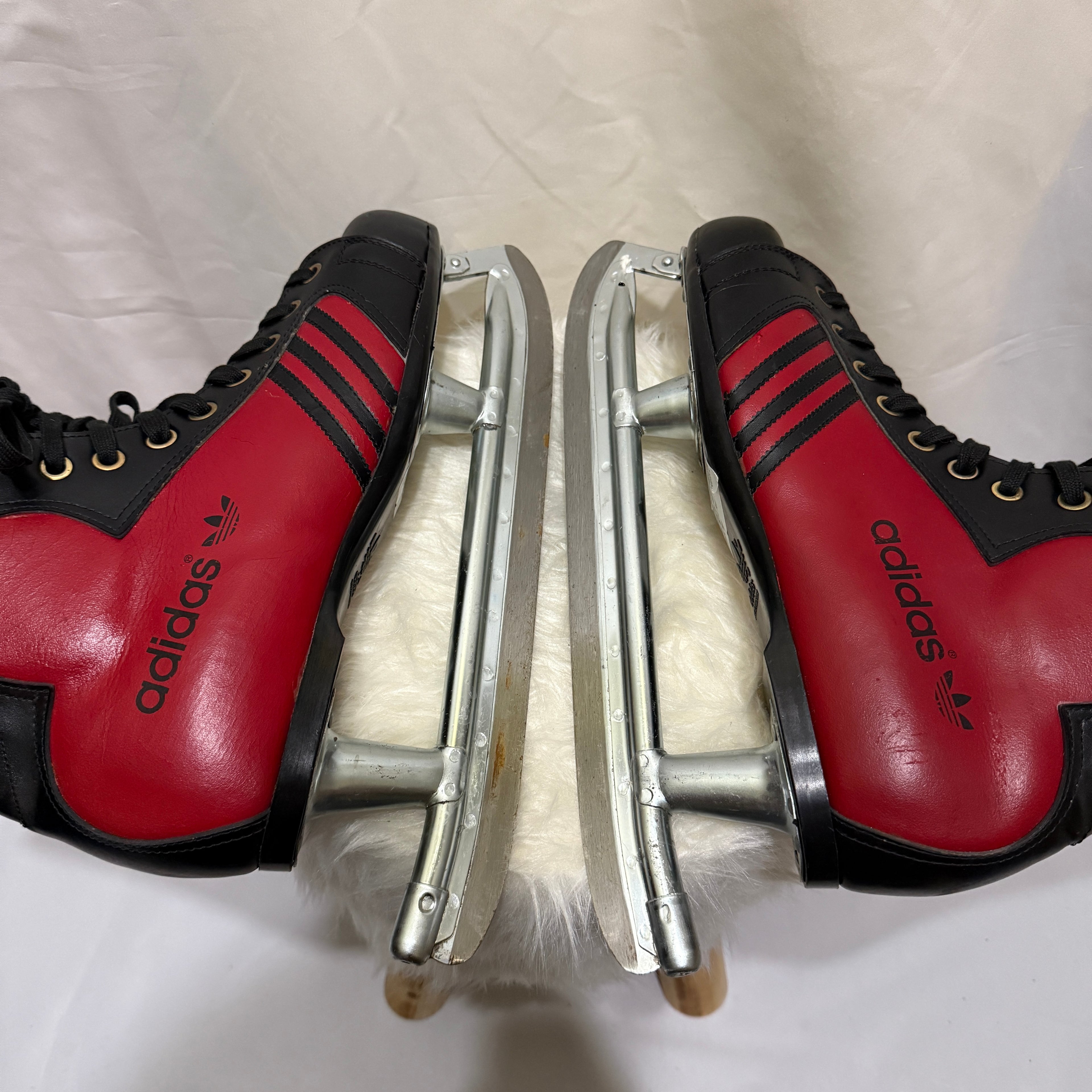 Adidas Schlittschuhe – 70er bis 80er Jahre Vintage - selten / Rarität - Größe 46 1/2