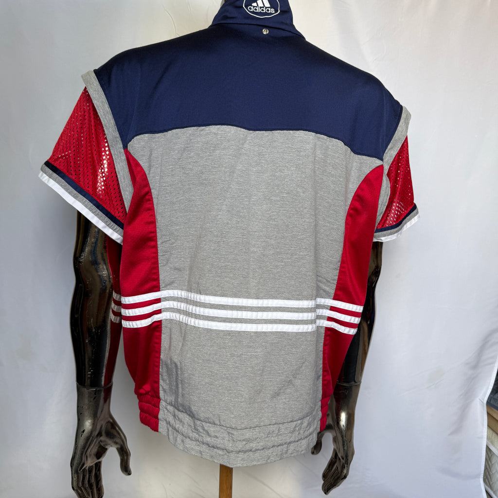 adidas 90er Vintage Track Jacket / Jacke - abnehmbare Ärmel – Gr. M (D5)