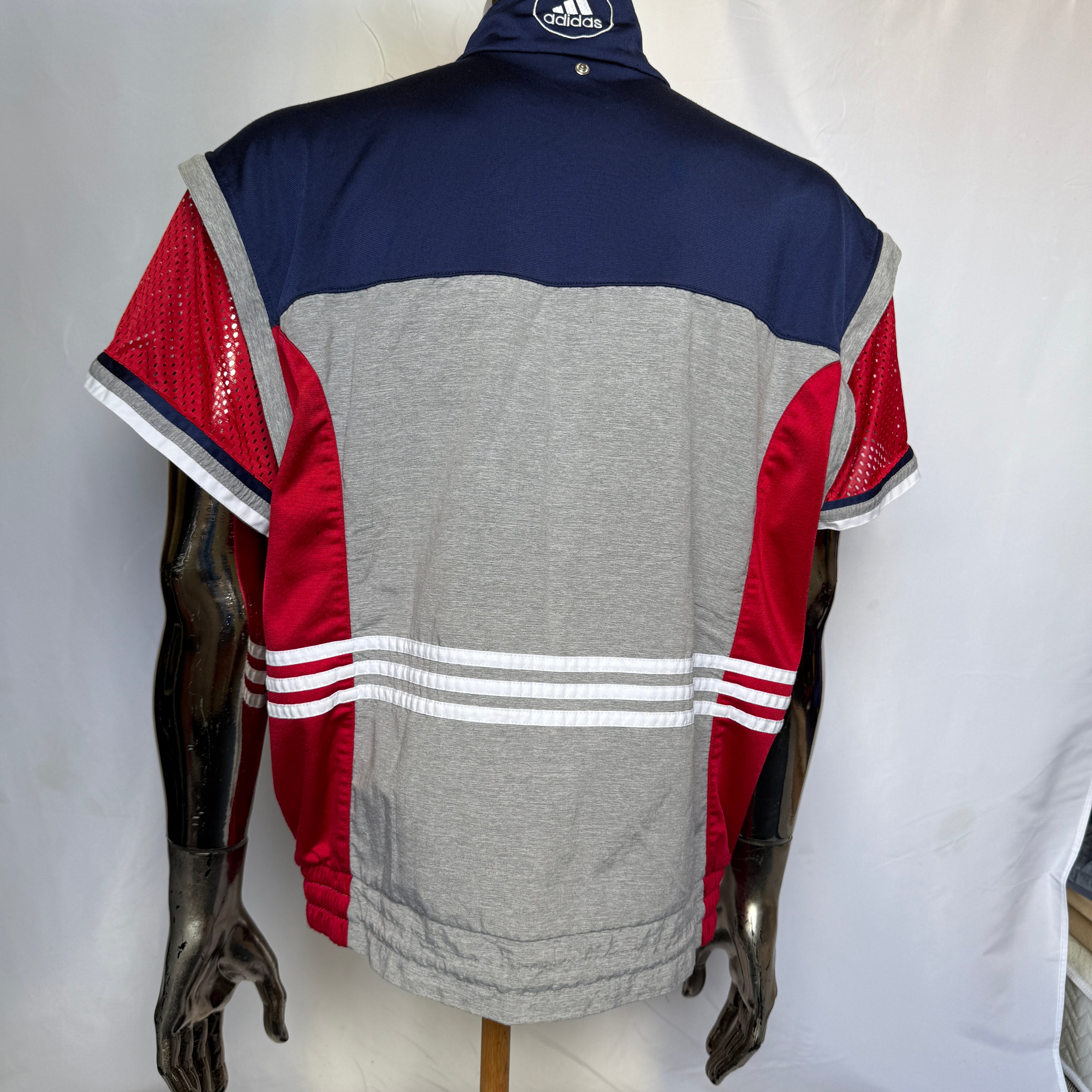 adidas 90er Vintage Track Jacket / Jacke - abnehmbare Ärmel – Gr. M (D5)