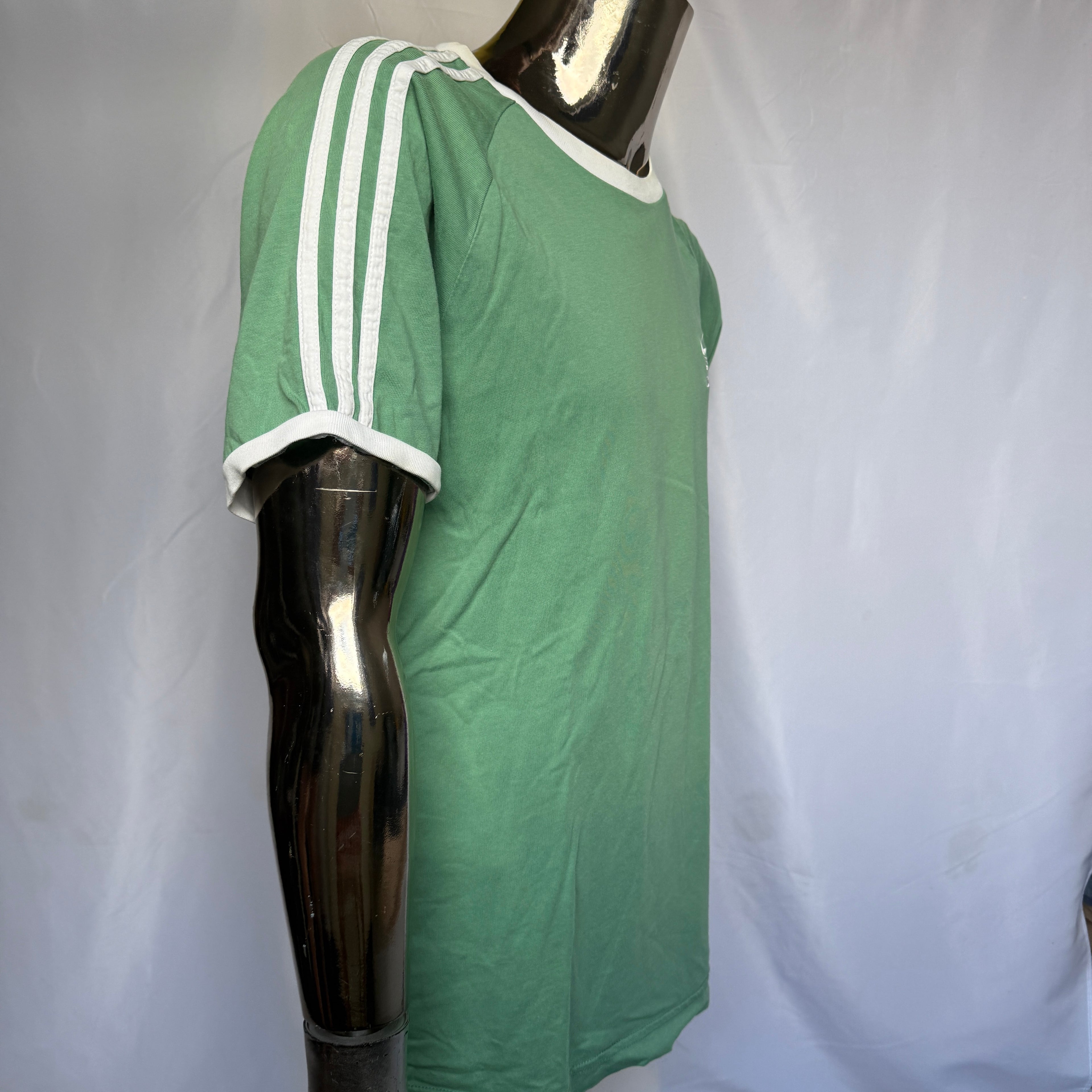 adidas Originals T-Shirt – Trefoil Logo – Green Classic – Gr. M