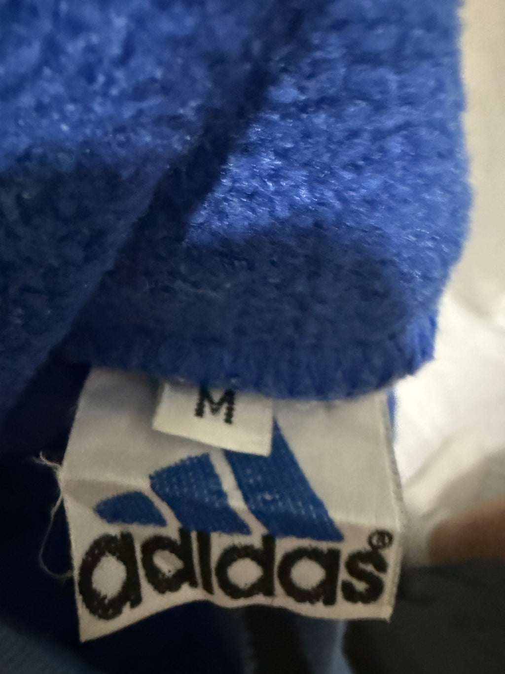 Adidas Argentinien Pullover / Sweatshirt Fleece – 1999 Vintage selten - Größe M