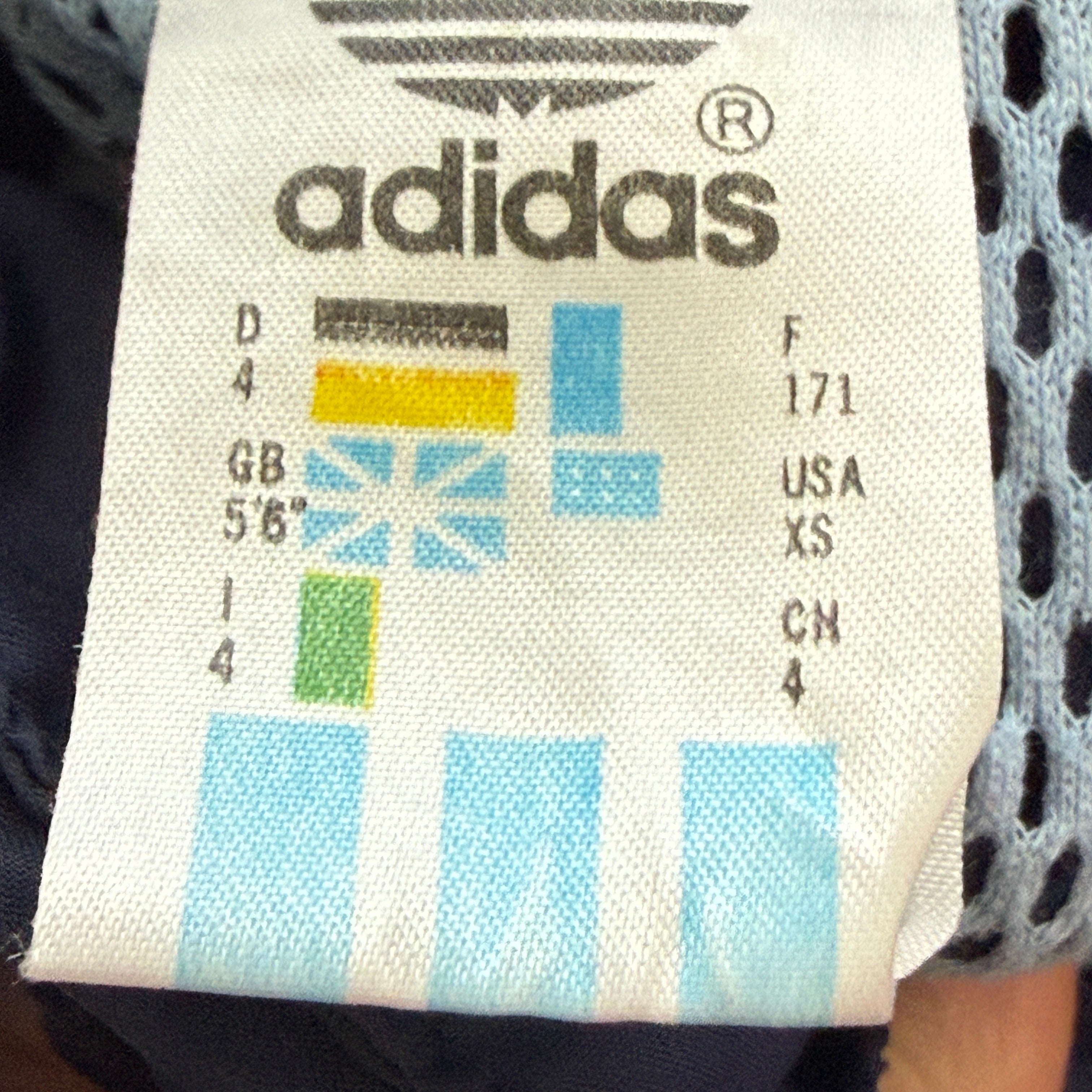 adidas 90er Vintage Windbreaker / Jacke – Gr. S (eher M)