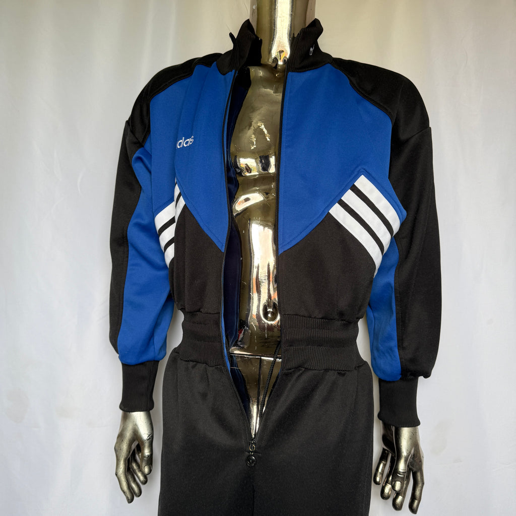 adidas 80er - 90er Vintage Trainingsanzug (Overall) / Einteiler – Rarität / neuwertig – Gr. L