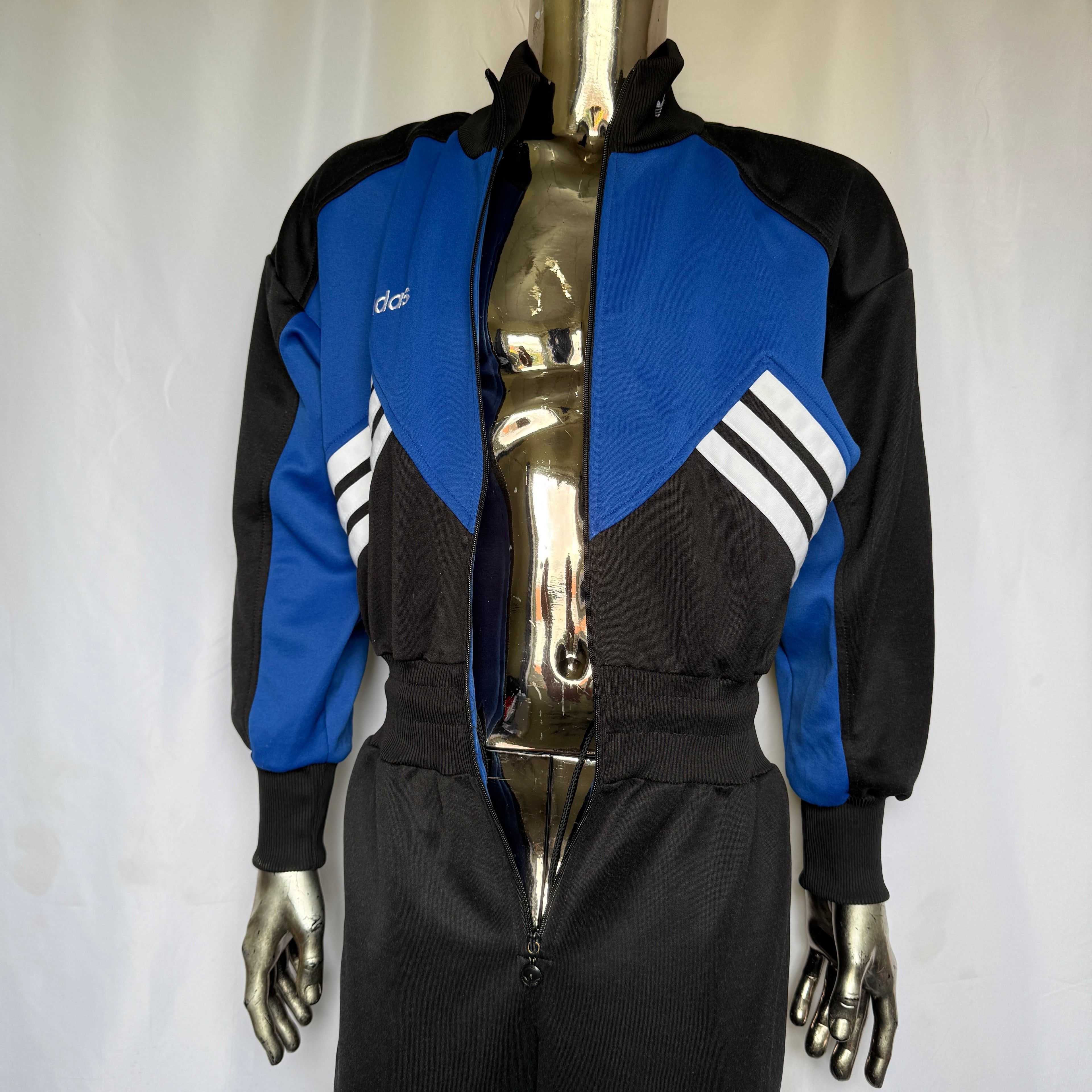 adidas 80er - 90er Vintage Trainingsanzug (Overall) / Einteiler – Rarität / neuwertig – Gr. L
