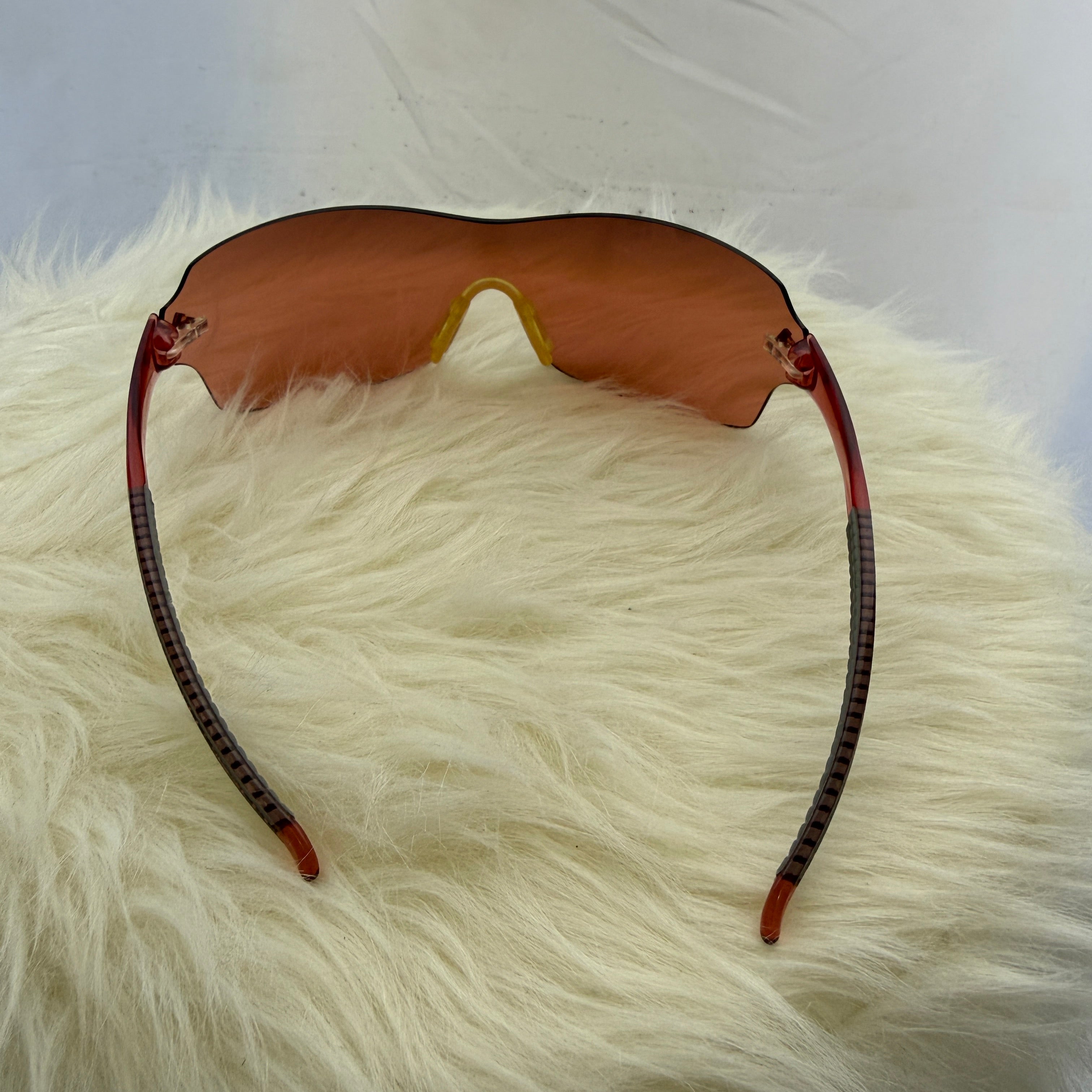 adidas Sonnenbrille – Shield / Rimless – Sport – Vintage Y2K