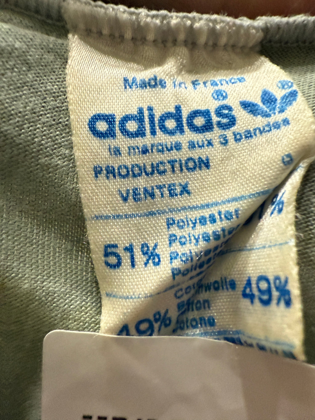 Adidas “New Line” T-Shirt – Made in France – Ventex Production – 1980s Vintage / Rarität - Größe M