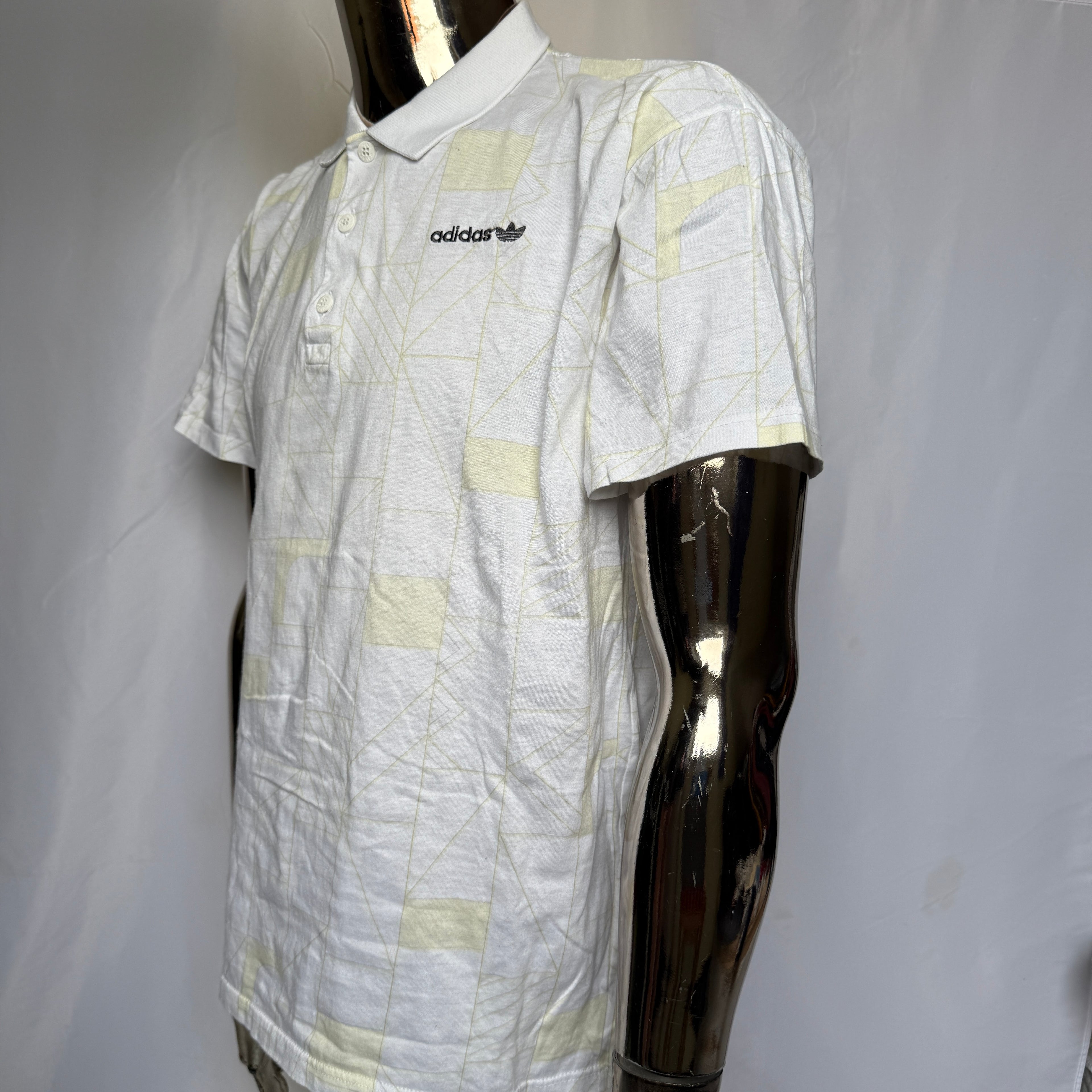 adidas 80er - 90er Vintage Polo Shirt / Polohemd – Trefoil – Gr. L (50)